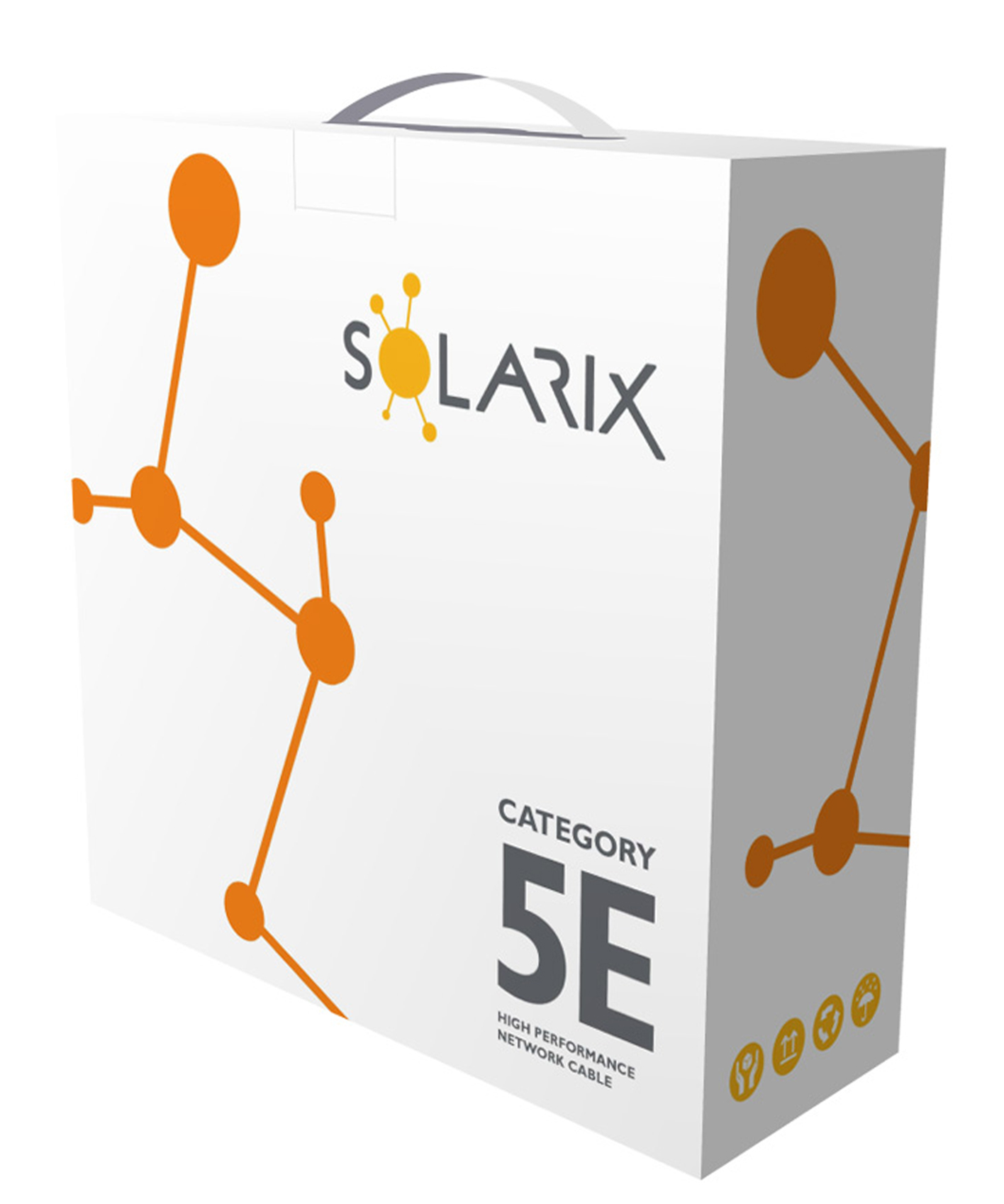 Inštalačný kábel Solarix CAT5E FTP PE Fca vonkajší 100m/ box SXKD-5E-FTP-PE 