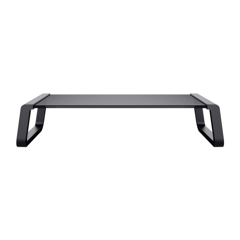 TRUST MONTA GLASS MONITOR STAND BLK 