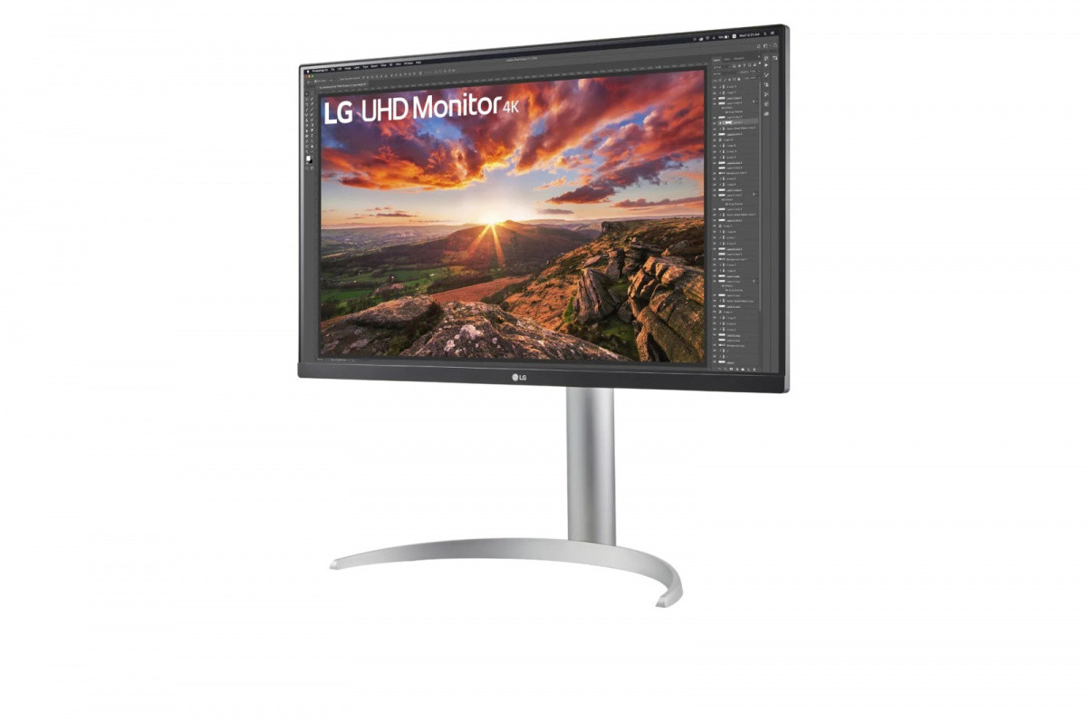 LG/ 27UP85NP-W/ 27"/ IPS/ 4K UHD/ 60Hz/ 5ms/ White-Slvr/ 2R 