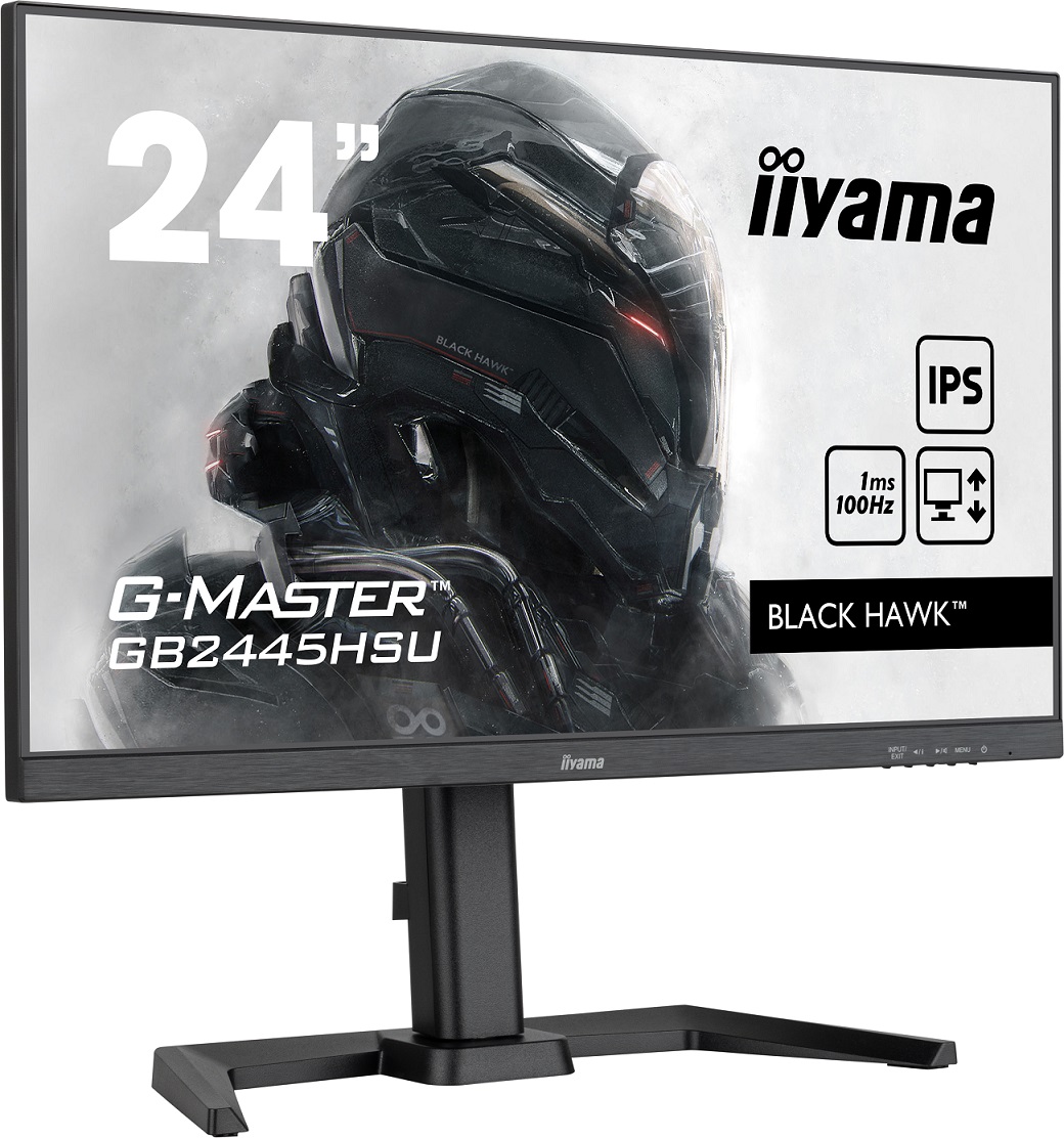 iiyama G-Master/ GB2445HSU-B1/ 24"/ IPS/ FHD/ 100Hz/ 1ms/ Black/ 3R 