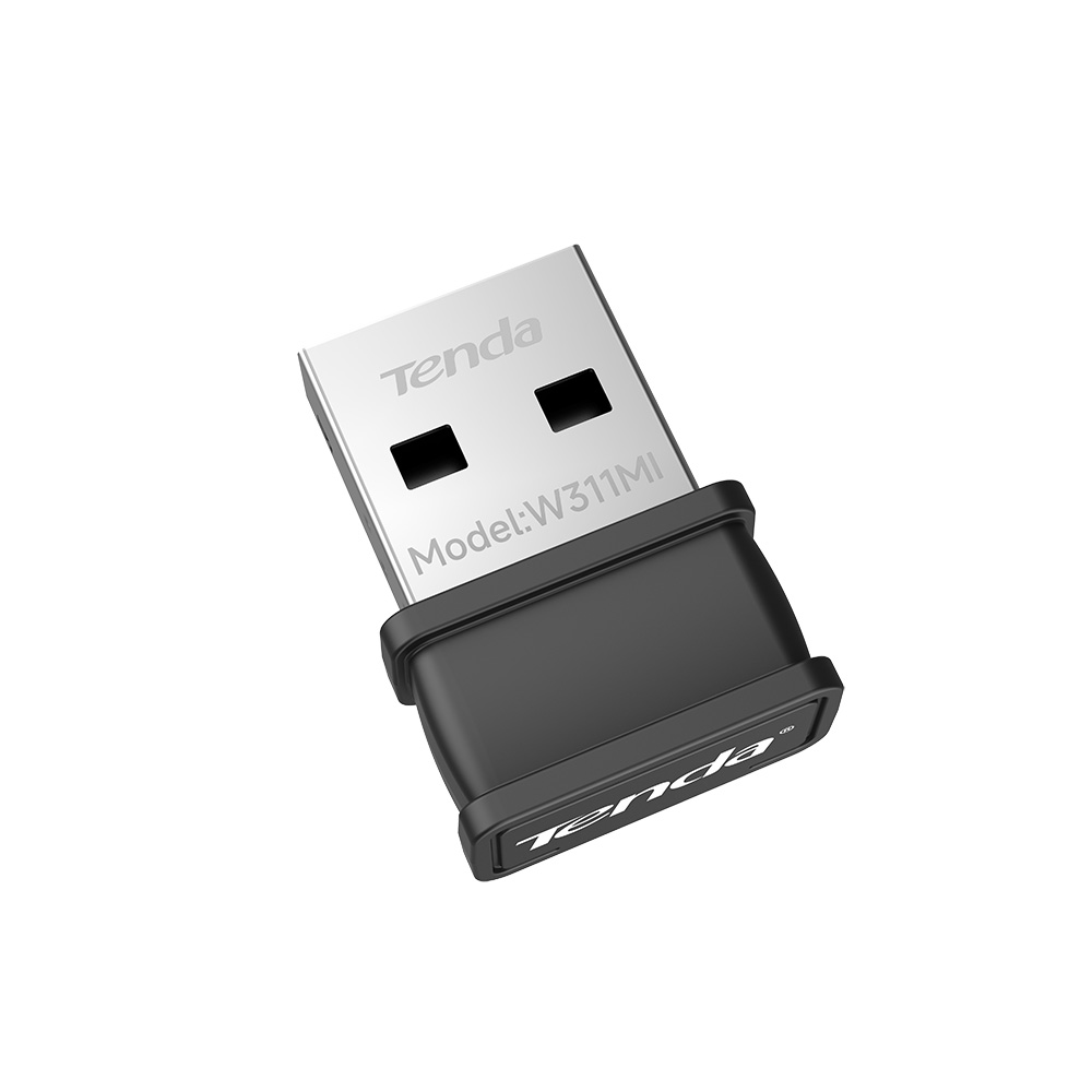 Tenda W311MIv6 AX300 WiFi 6 USB Nano Adapter, 286 Mb/ s, 802.11ax/ b/ g/ n, Soft AP, Win 7/ 10/ 11, Linux 