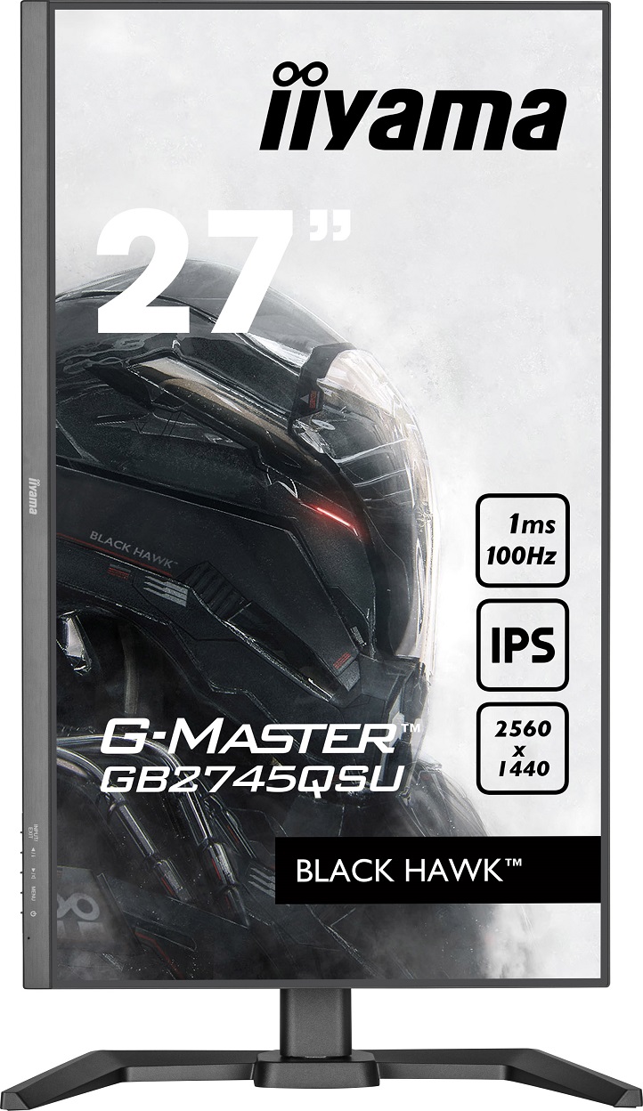 iiyama G-Master/ GB2745QSU-B1/ 27"/ IPS/ QHD/ 100Hz/ 1ms/ Black/ 3R 