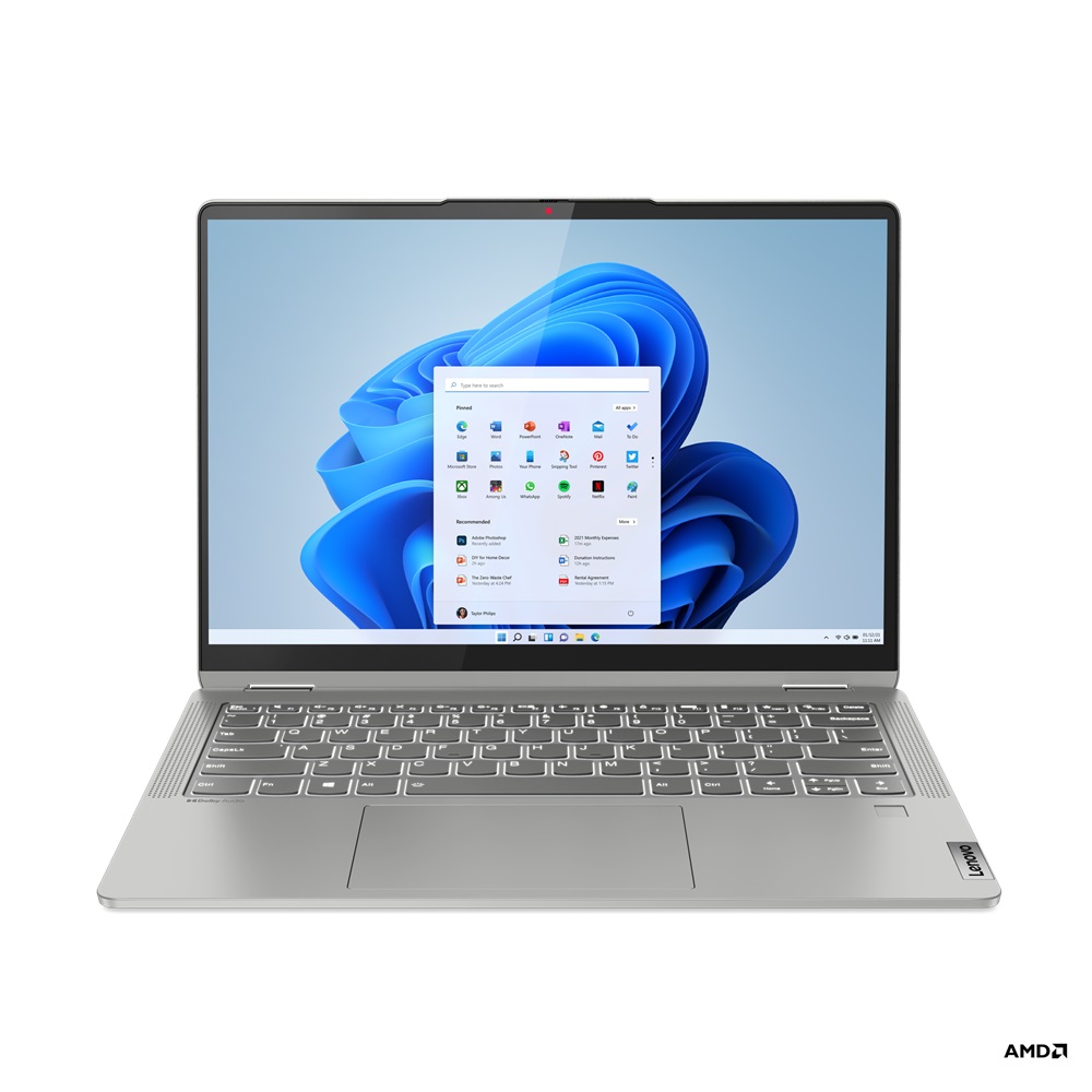 Lenovo IP Flex 5 14ALC7, Ryzen 5 5500U, 14.0˝ 1920x1200 WUXGA/Touch, UMA, 8GB, SSD 512GB, W11H, šedý, 2y CI