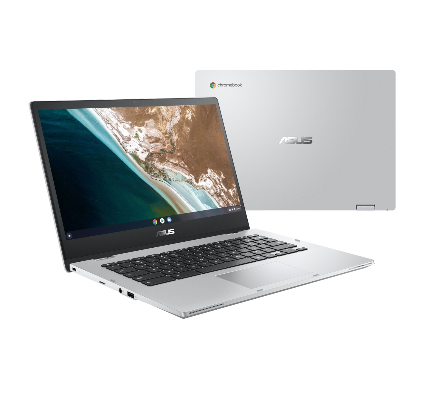 ASUS Chromebook CX1/ CX1400FKA/ N5100/ 14"/ FHD/ T/ 8GB/ 128GB eMMC/ UHD/ Chrome EDU/ Silver/ 2R 