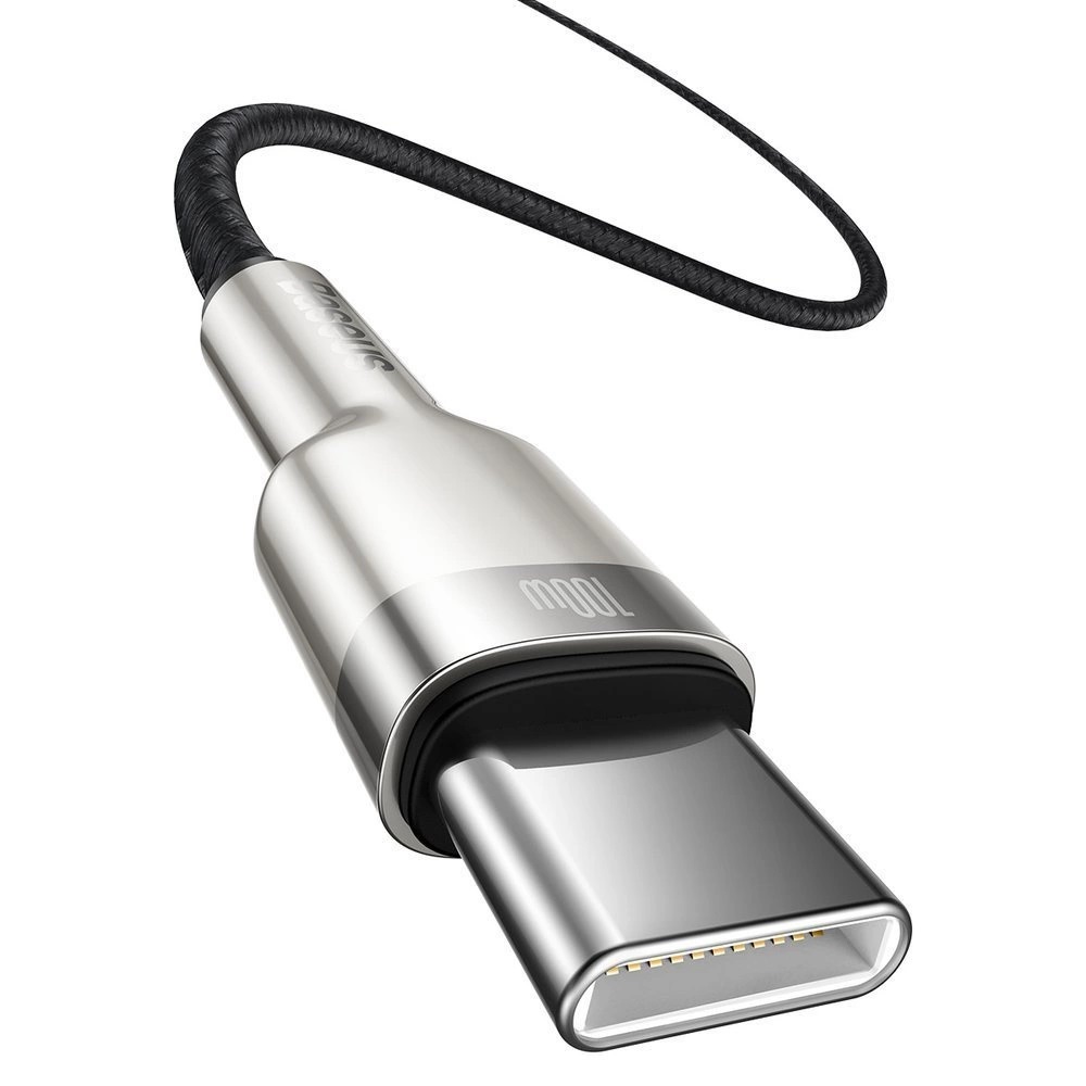 Baseus Dátový kábel Cafule USB-C/ USB-C 1m 100W (20V 5A) čierny 