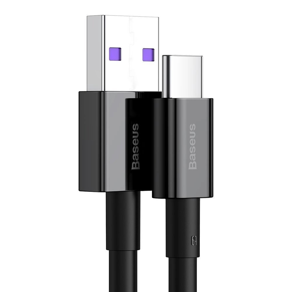 Baseus Dátový kábel Superior Series USB/ USB-C 66W 2m (11V 6A) čierny 