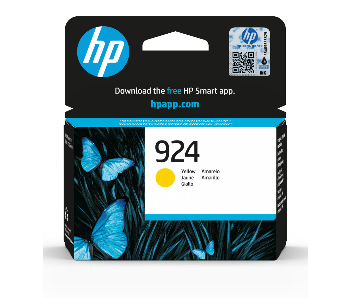 HP 924 ink. náplň žltá, 4K0U5NE