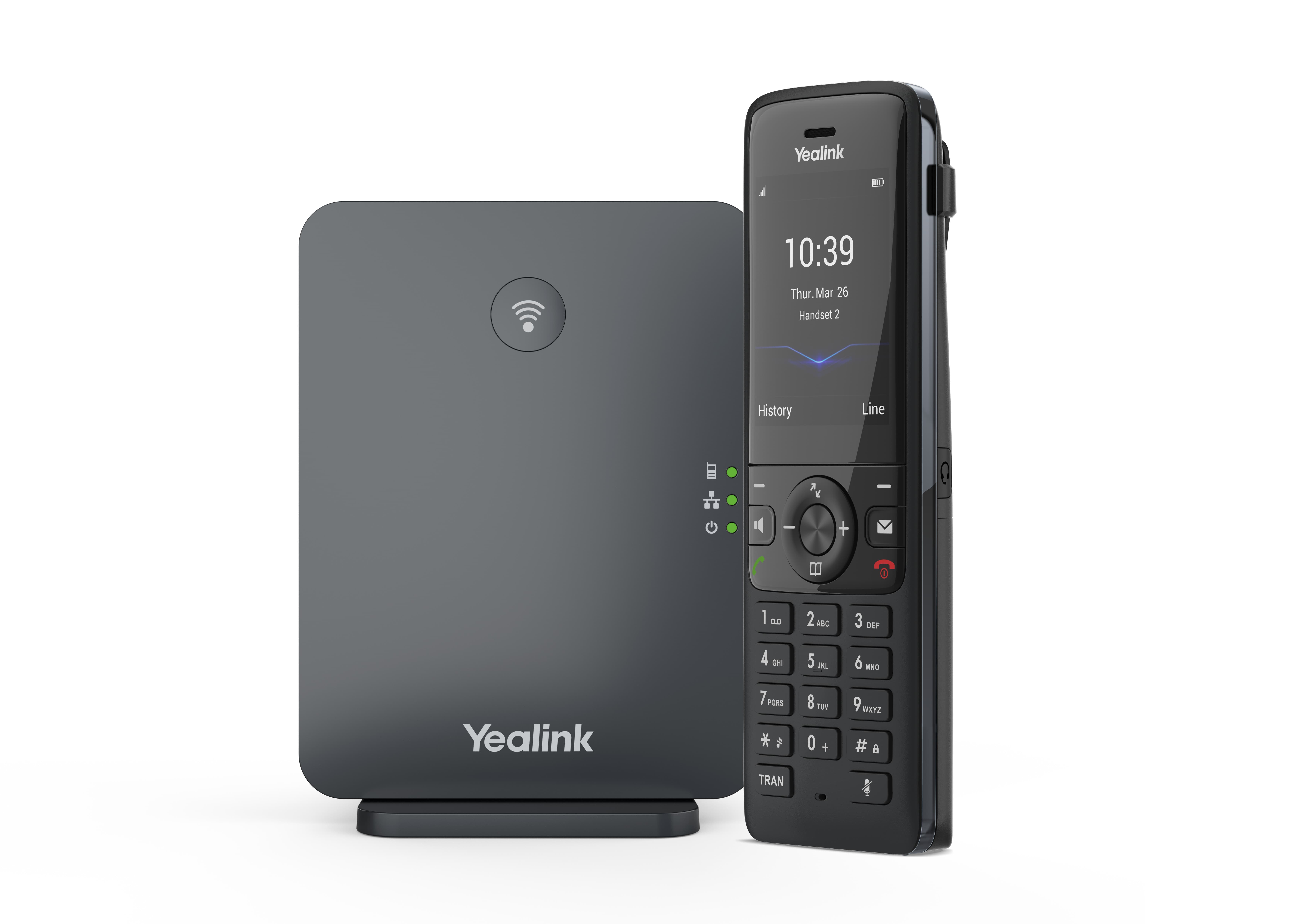 Yealink W78P, IP DECT báza + rúčka, PoE, 2, 4