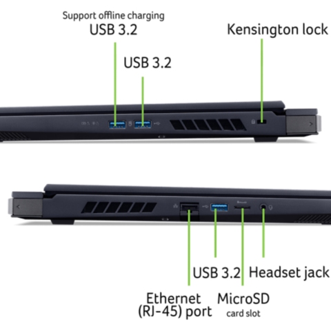 Acer Predator Helios 16/ PH16-72-90WL/ i9-14900HX/ 16"/ 2560x1600/ 32GB/ 2TB SSD/ RTX 4080/ W11H/ Black/ 2R 