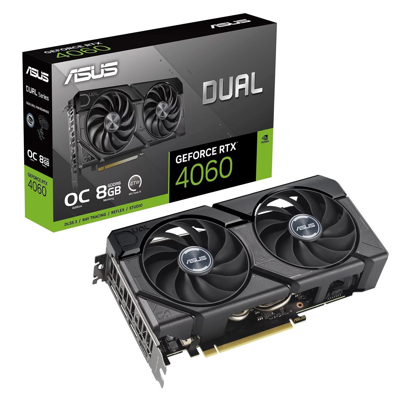 ASUS Dual GeForce RTX 4060 EVO/ OC/ 8GB/ GDDR6 