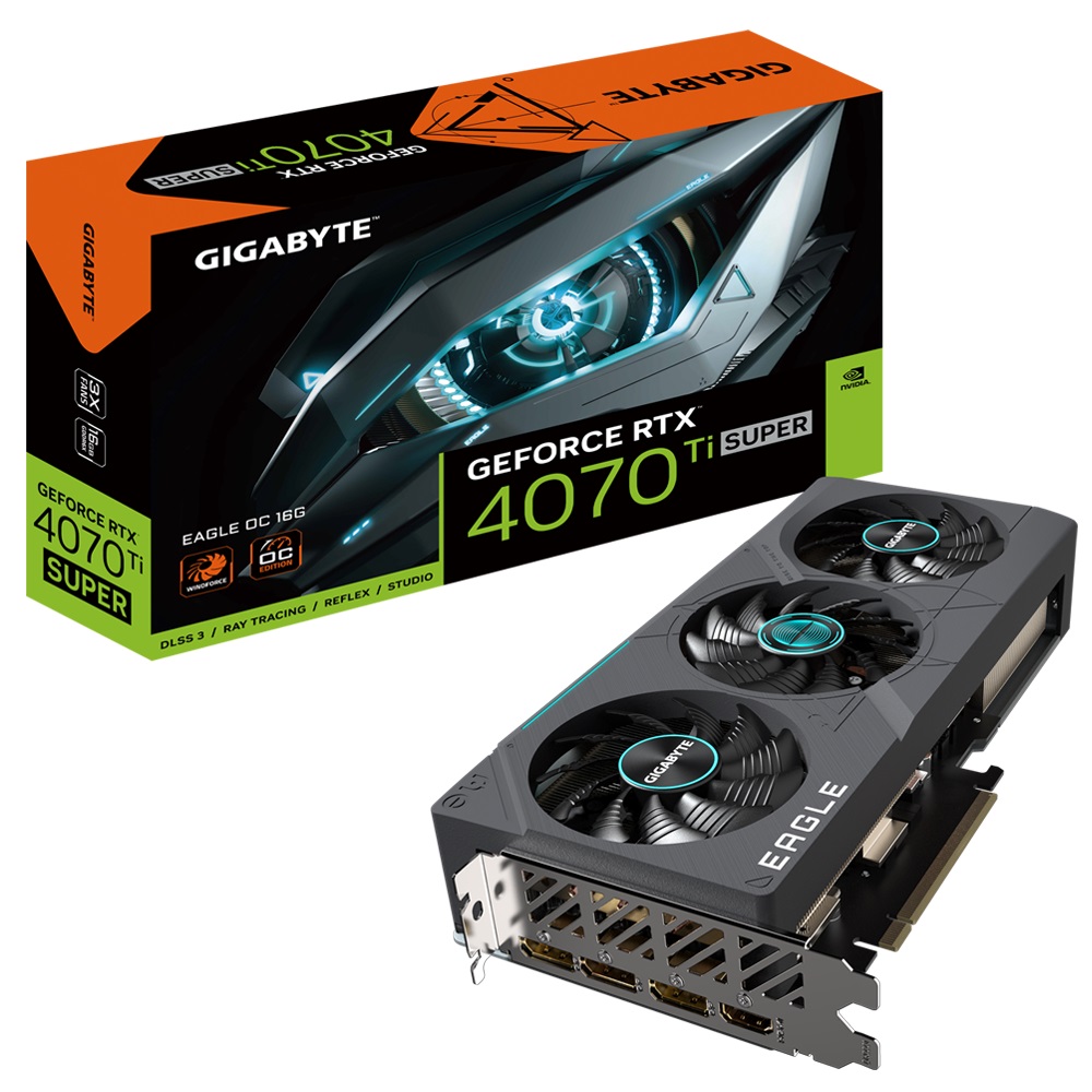 GIGABYTE GeForce RTX 4070 Ti SUPER EAGLE/ OC/ 16GB/ GDDR6x 