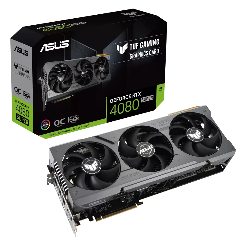 ASUS TUF GeForce RTX 4080 SUPER/ Gaming/ OC/ 16GB/ GDDR6x 