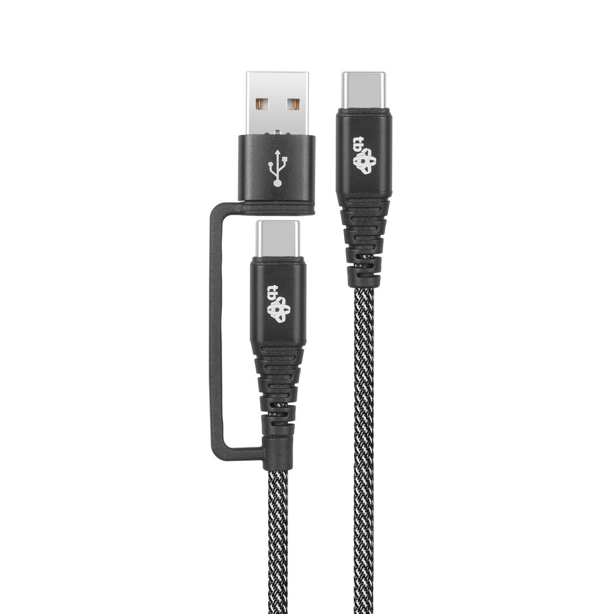 TB Touch 2v1 kábel USB-C - USB C s USB A, 1, 2 m 