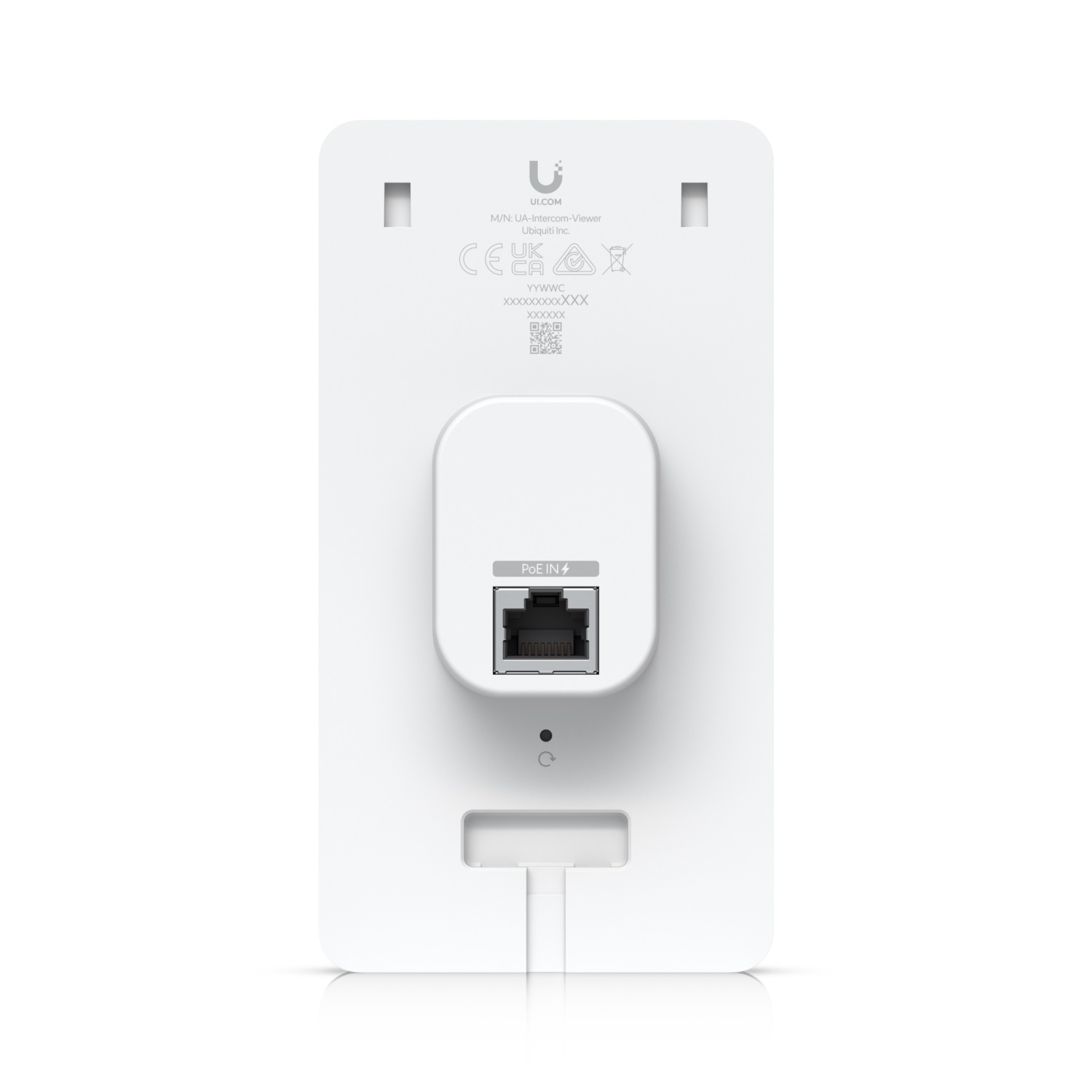 Ubiquiti Display that pairs with the Access Intercom for visitor screening and remote access control, to mount in multip 