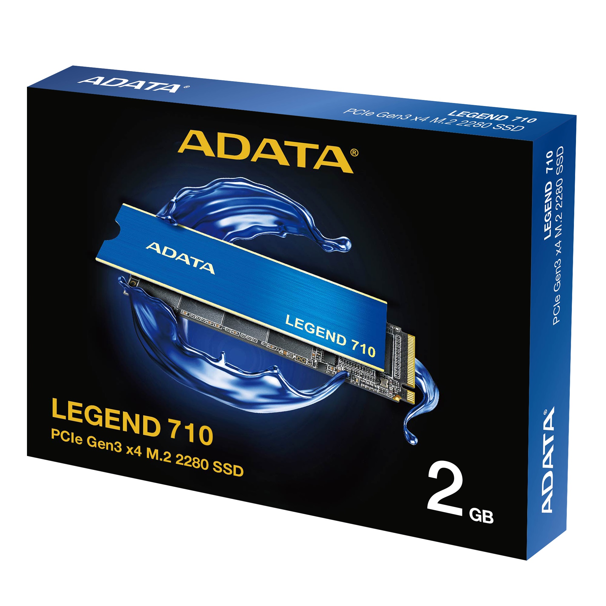 ADATA LEGEND 710/ 2TB/ SSD/ M.2 NVMe/ Modrá/ Heatsink/ 3R 