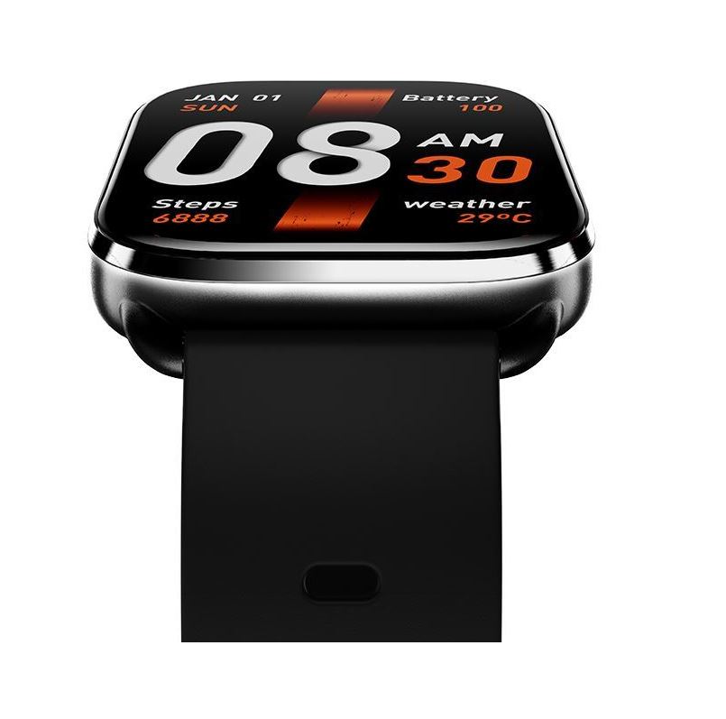 QCY Smartwatch GS S6/ Black/ Šport Band/ Black 