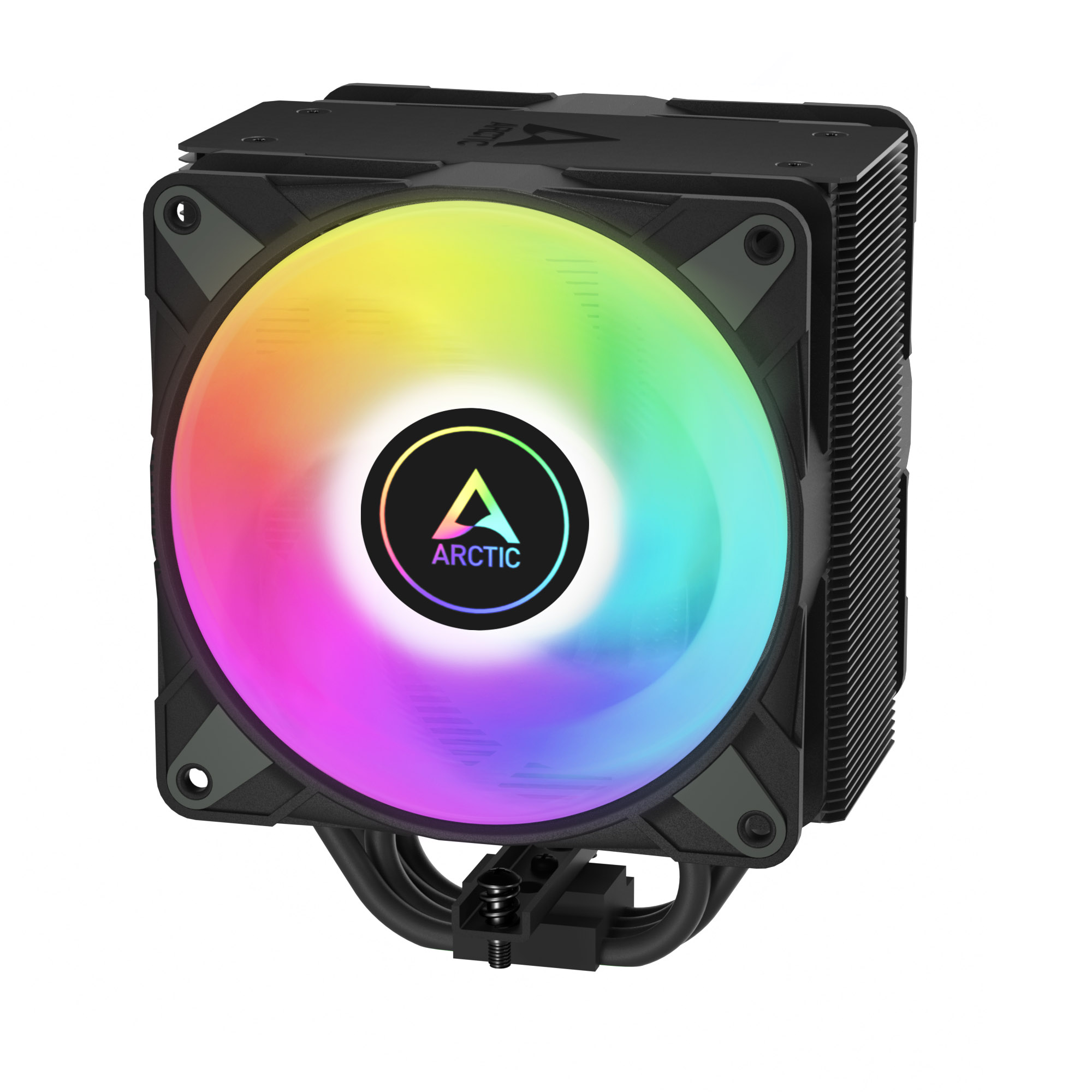 ARCTIC Freezer 36 A-RGB (Black) – Black CPU Cooler pre Intel Socket LGA1700 a AMD Socket AM4, AM5, 