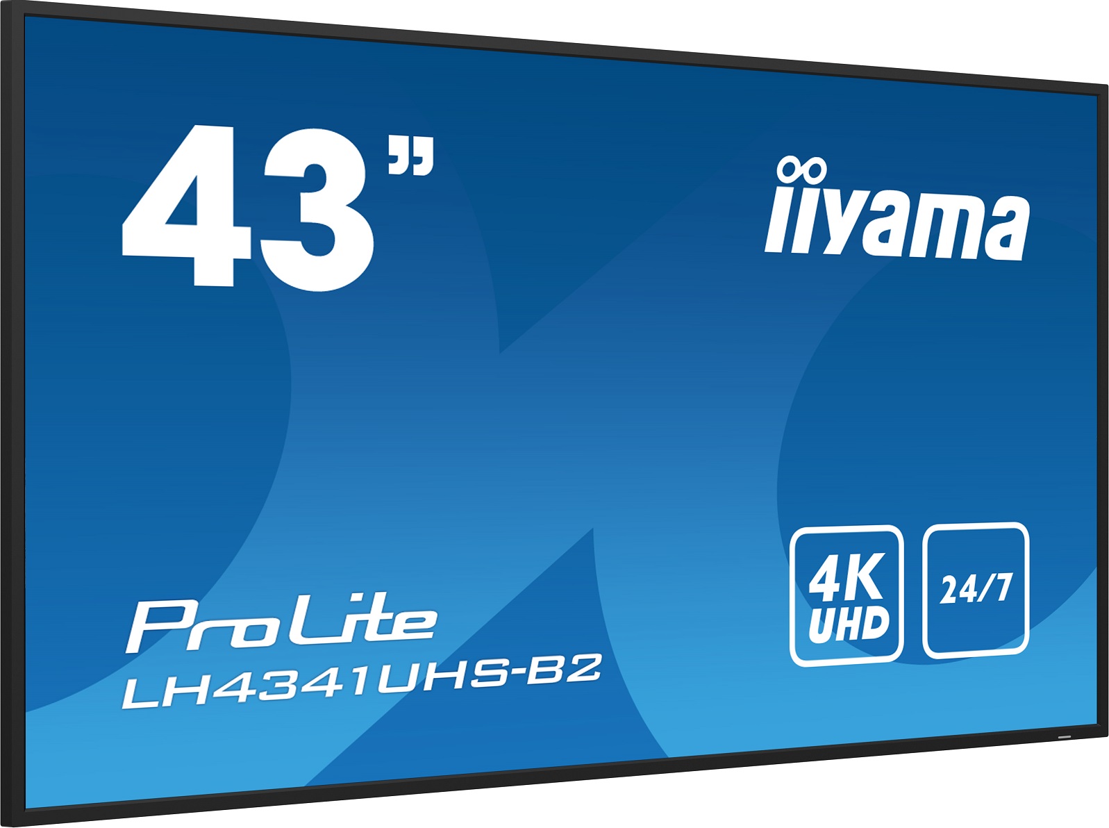 43" iiyama LH4341UHS-B2: IPS, 4K UHD, 500cd, repro 