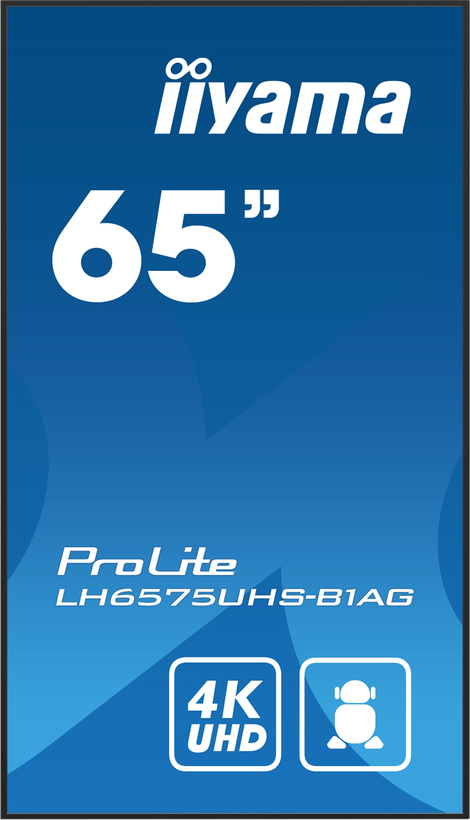 65" iiyama LH6575UHS-B1AG: IPS, 4K UHD, Android, 24/ 7 