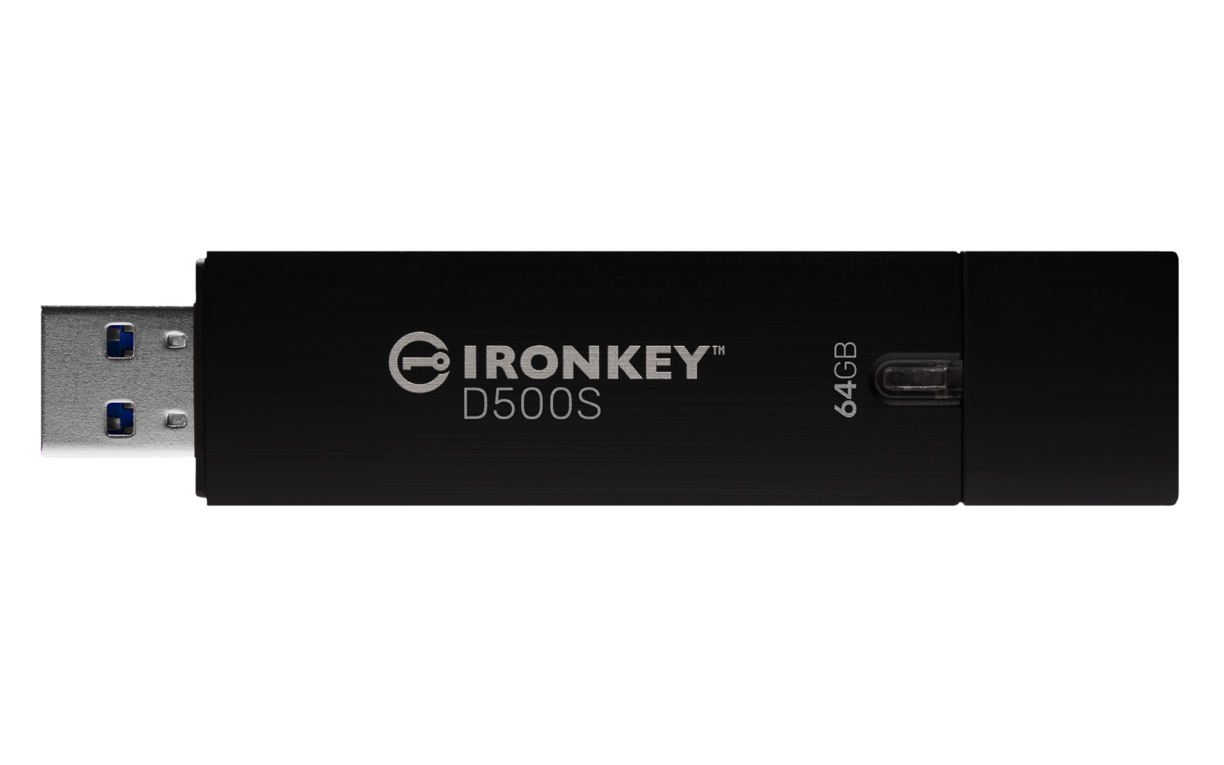 Kingston Ironkey D500S/ 64GB/ USB 3.2/ USB-A/ Čierna 