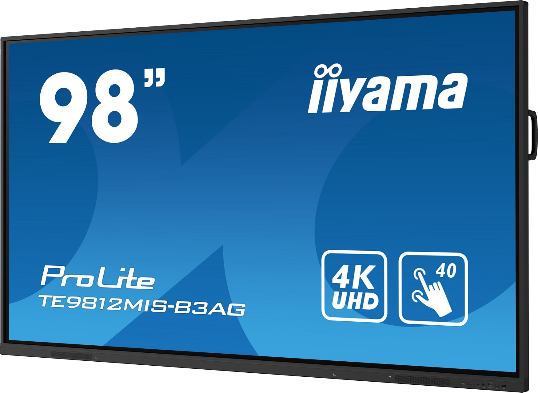 98" iiyama TE9812MIS-B3AG: IPS, 4K, 40P, USB-C 