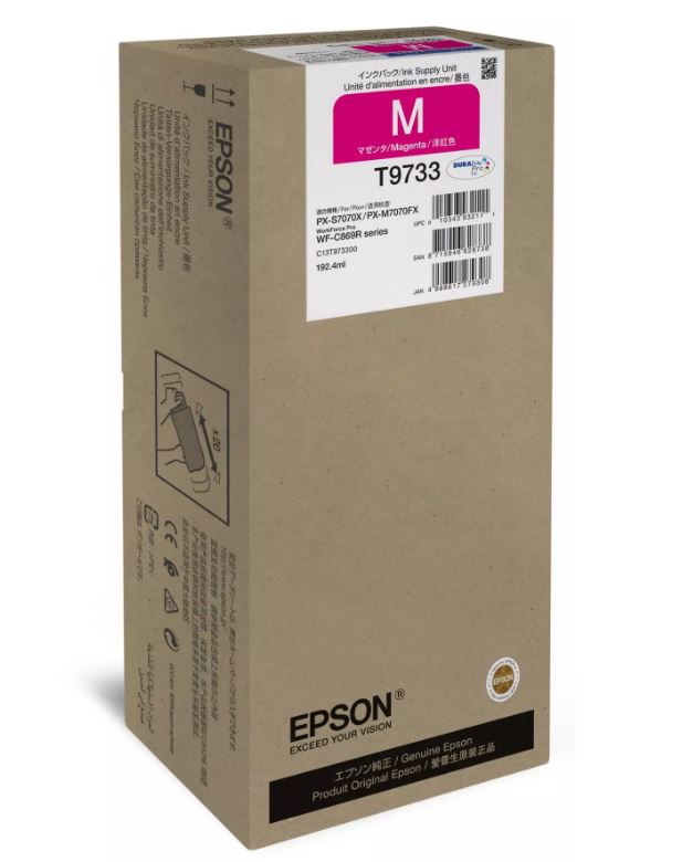 Atramentová tyčinka EPSON WorkForce Pro WF-C869R Purpurový atrament XL 192, 4 ml