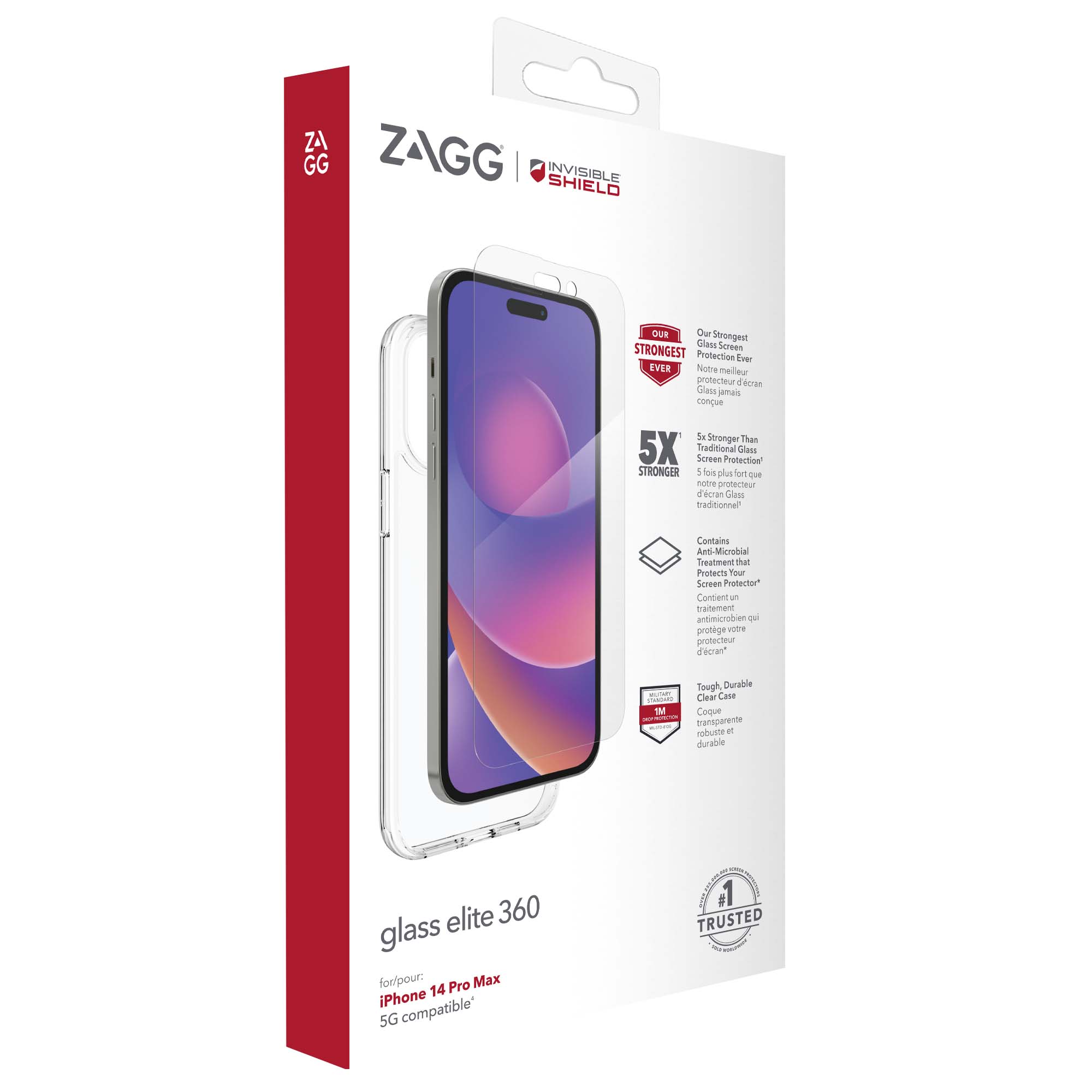 ZAGG Invisible Shield Elite 360 ??° sklo + kryt iPhone 14 Pro Max 