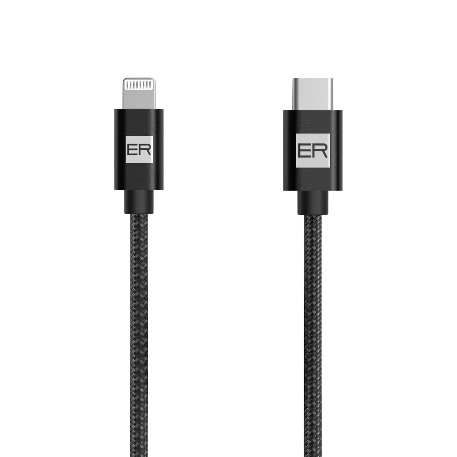 ER POWER kábel USB-C/ Lightning 200cm biely