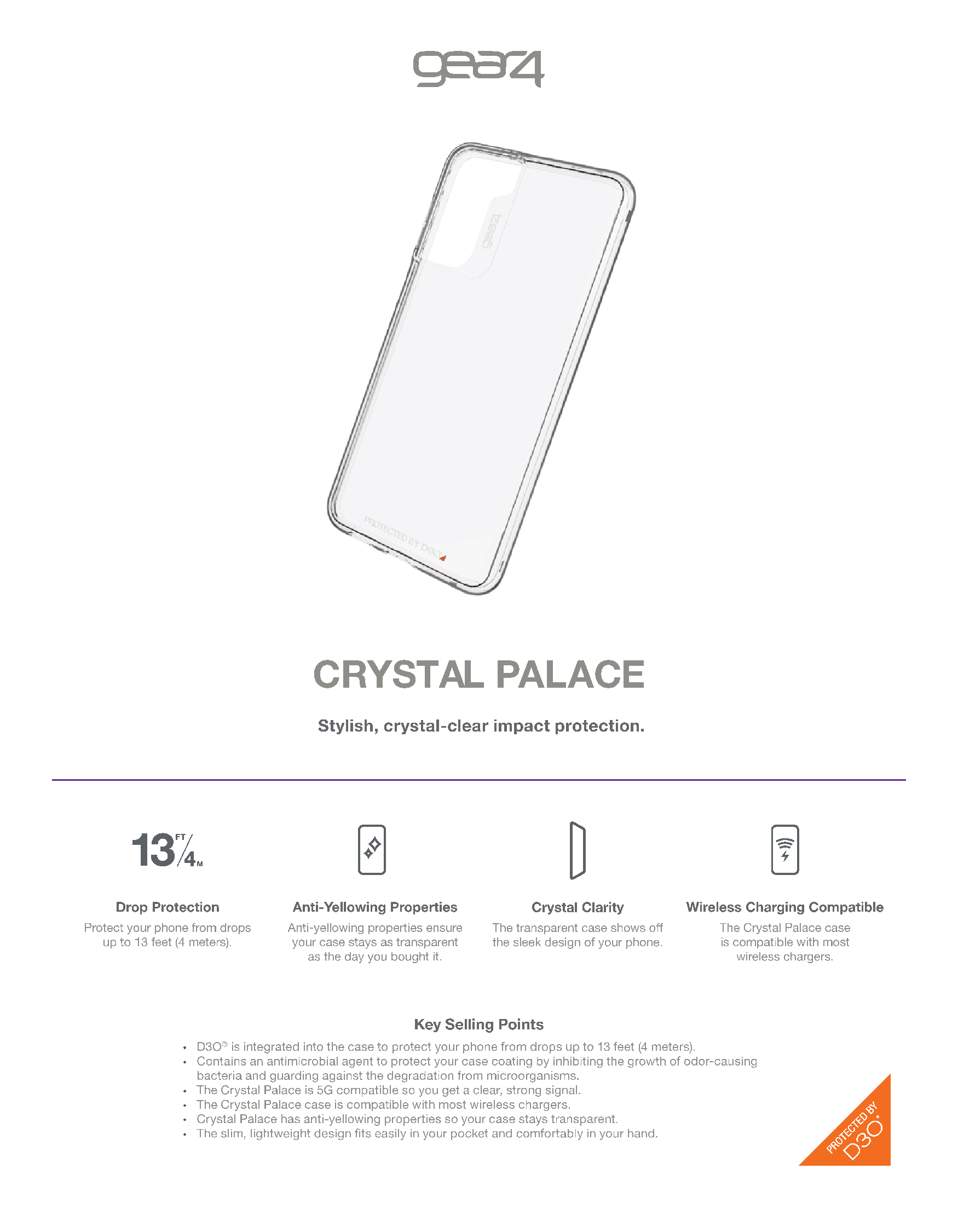 GEAR4 D3O Crystal Palace kryt SG S21+ priehl 