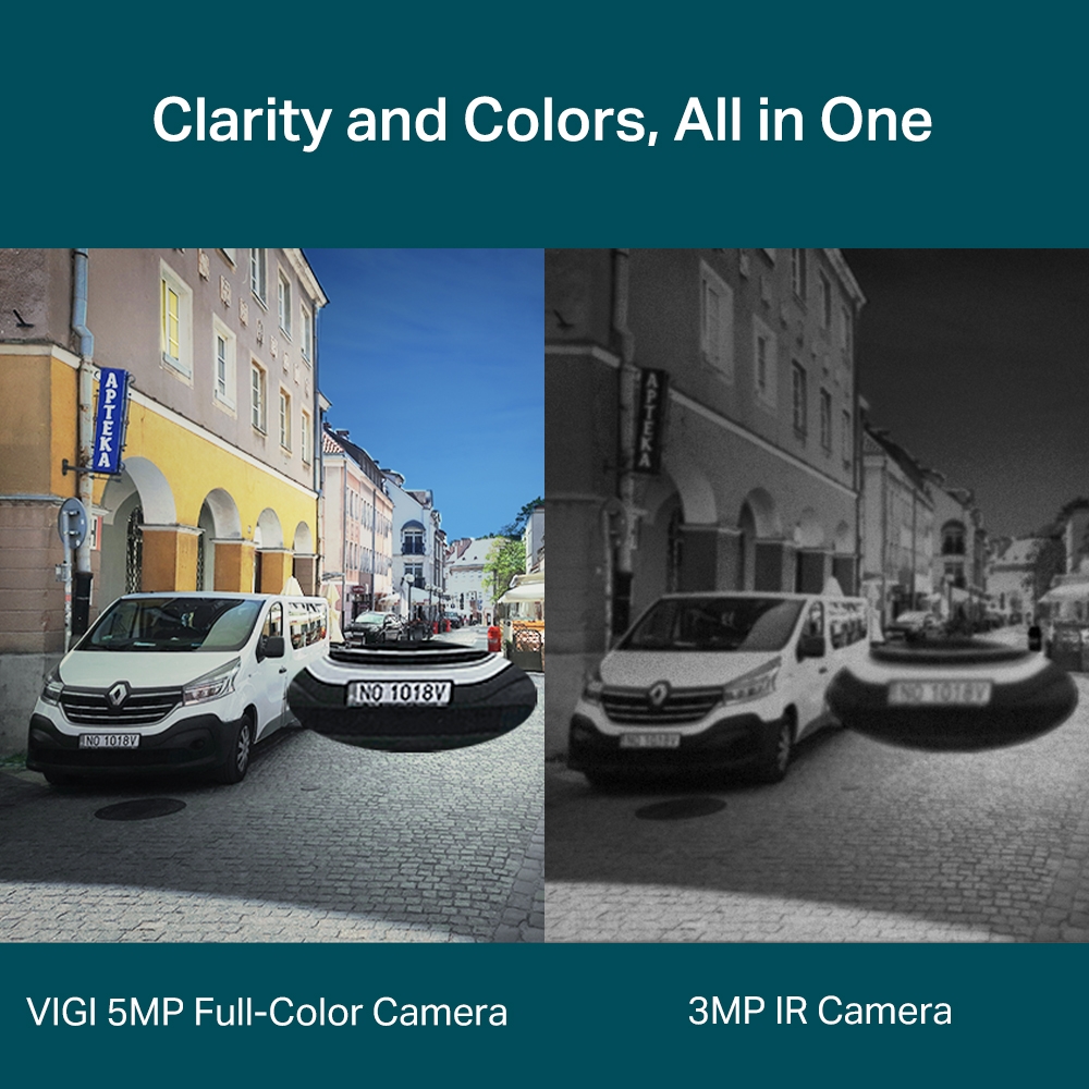 VIGI C350 (6mm) 5MP Full-Color Bullet Network cam. 