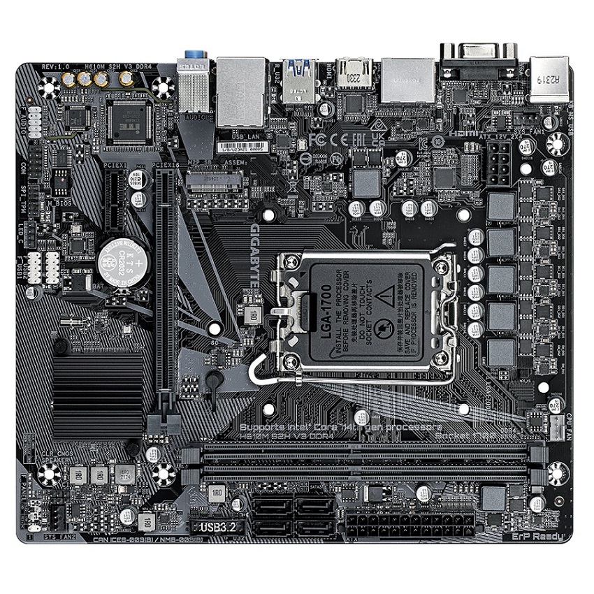 GIGABYTE H610 S2H V3 DDR4/ LGA 1700/ mATX 