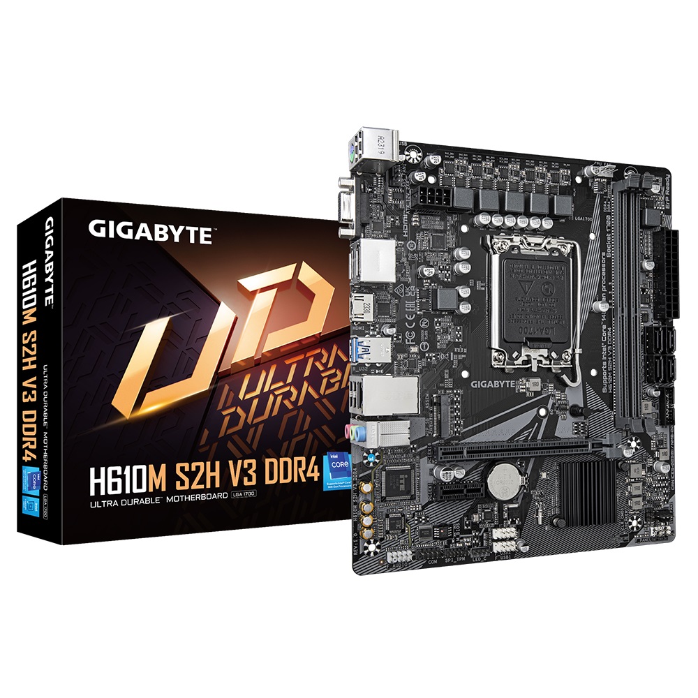 GIGABYTE H610 S2H V3 DDR4/ LGA 1700/ mATX 