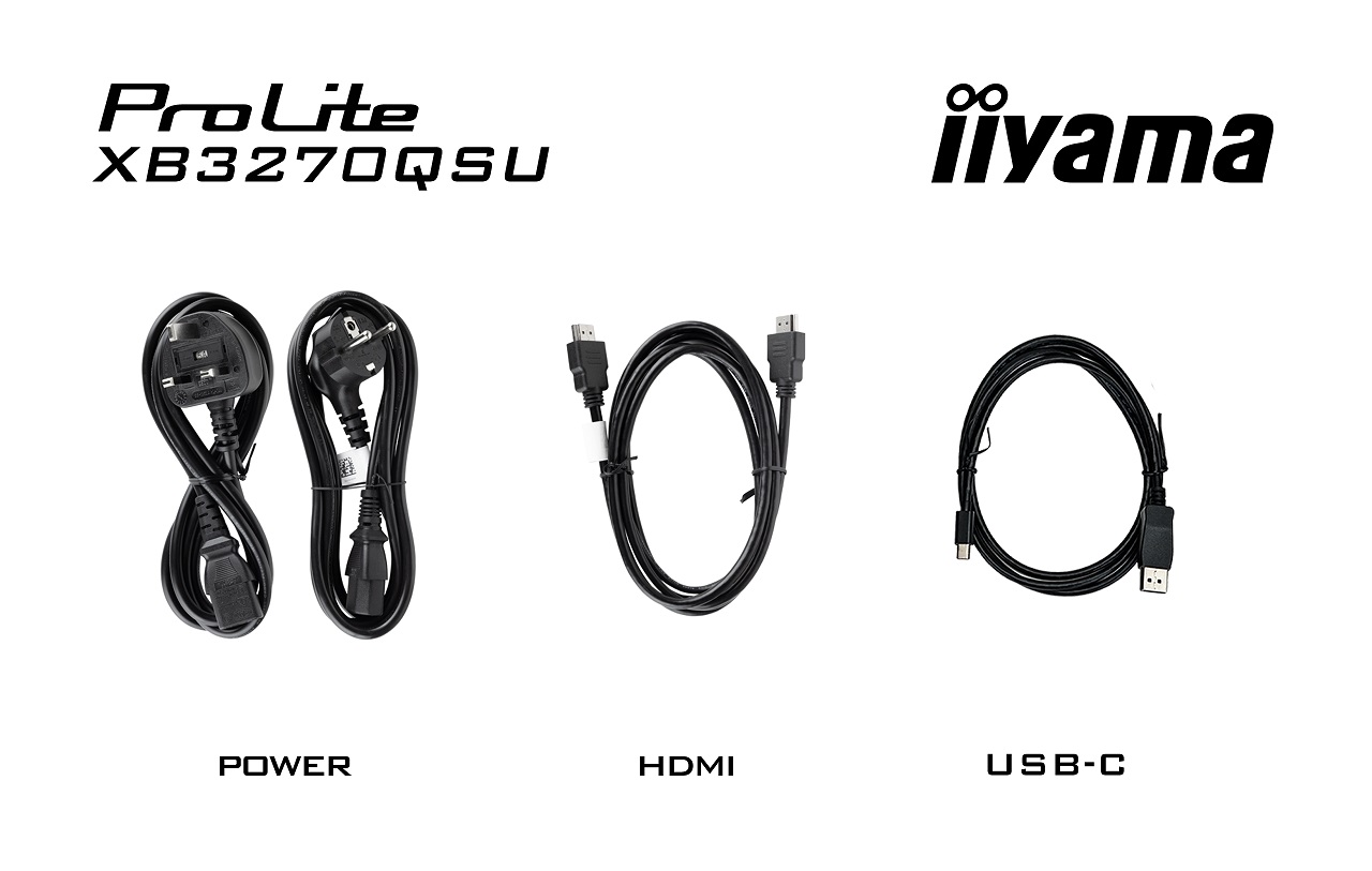 iiyama ProLite/ XB3270QSU-B1/ 31, 5"/ IPS/ QHD/ 100Hz/ 3ms/ Black/ 3R 