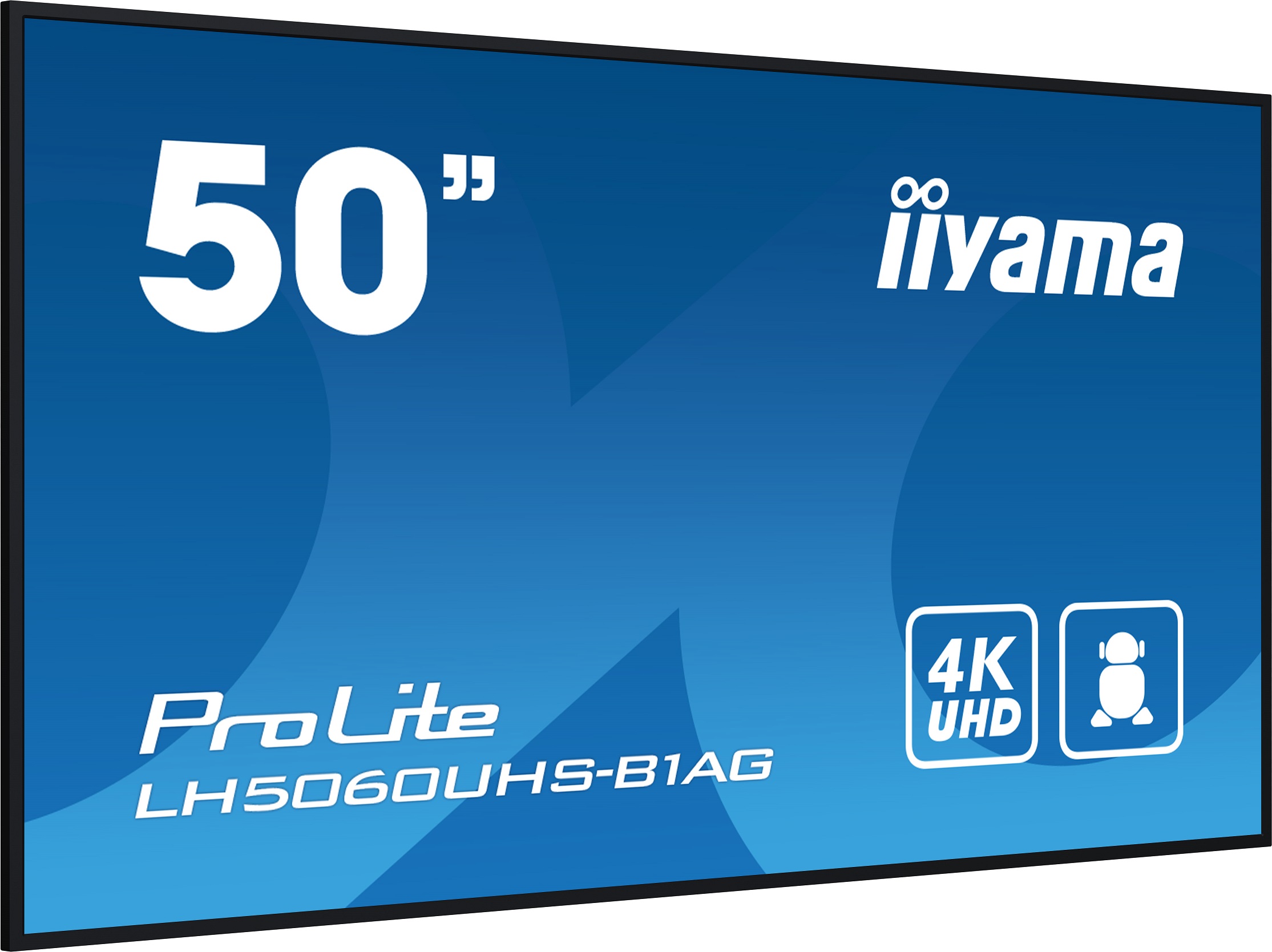 50" iiyama LH5060UHS-B1AG: IPS, 4K UHD, 24/ 7, Android 