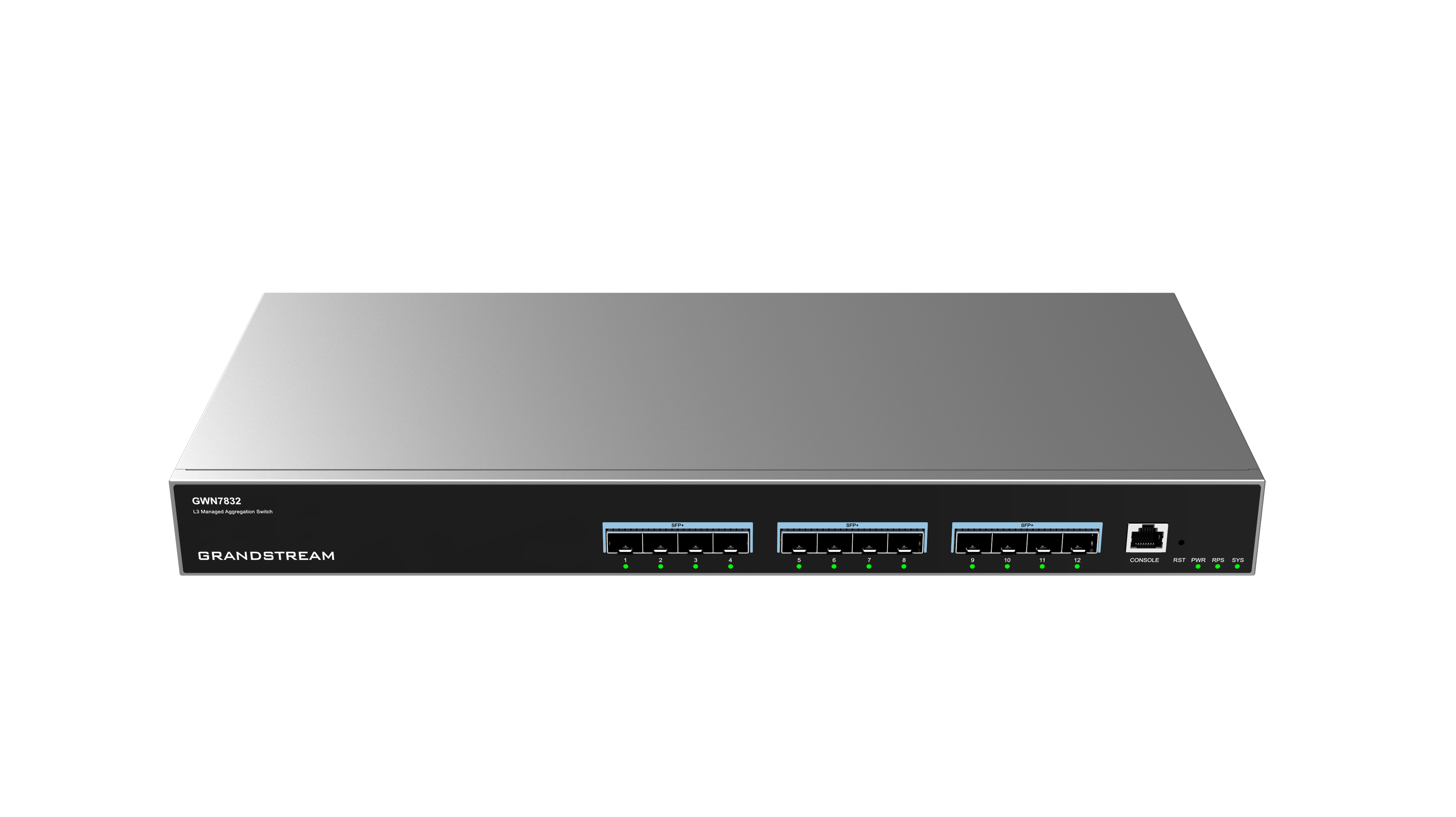 Grandstream GWN7832 Layer 3 Managed Network Switch 12 SFP+ portů 