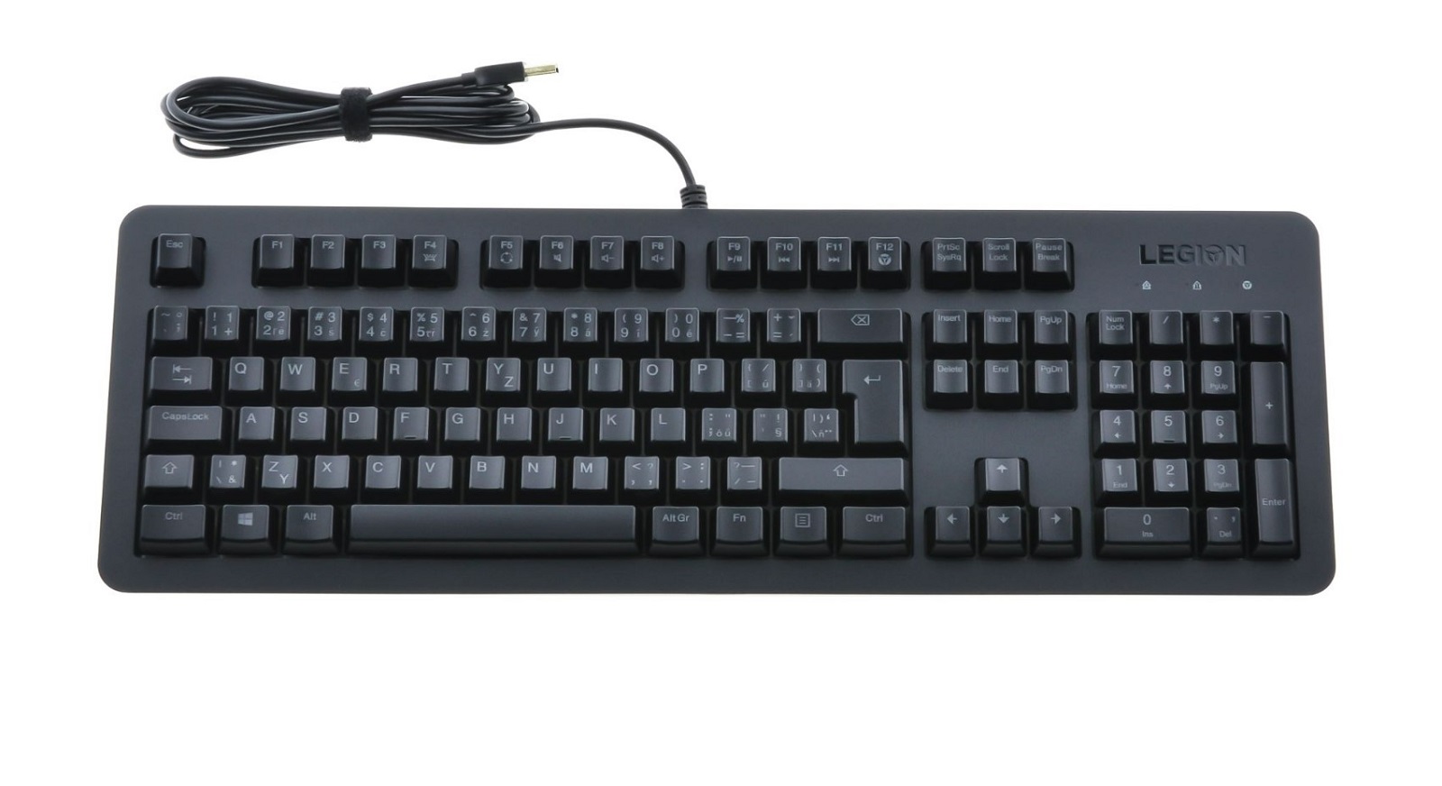 Lenovo Legion K300 RGB/ Drôtová USB/ SK-SK layout/ Čierna 