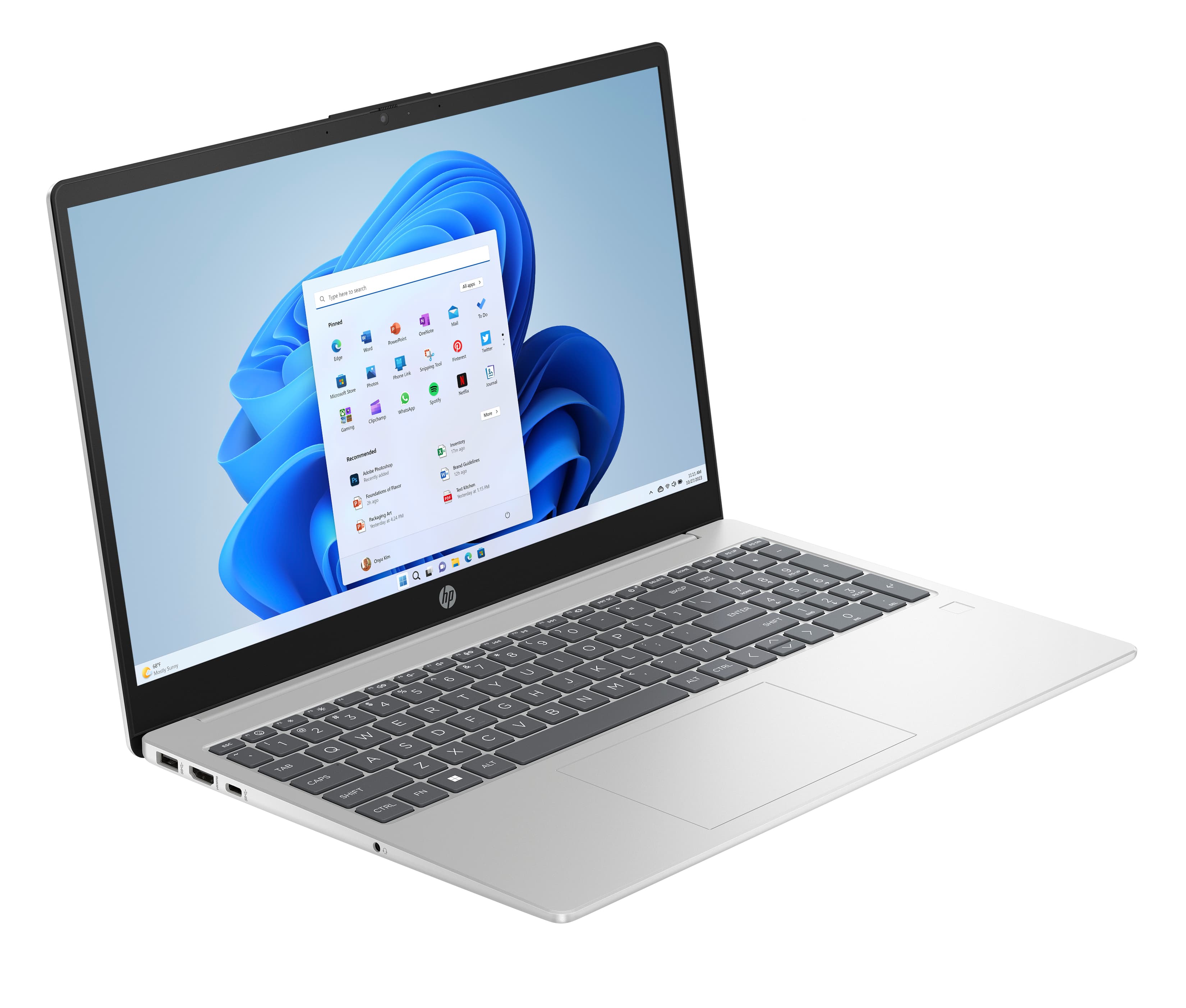 HP 15/ 15-fd1020nc/ 5-120U/ 15, 6"/ FHD/ 16GB/ 1TB SSD/ Iris Xe/ W11H/ Silver/ 2R 