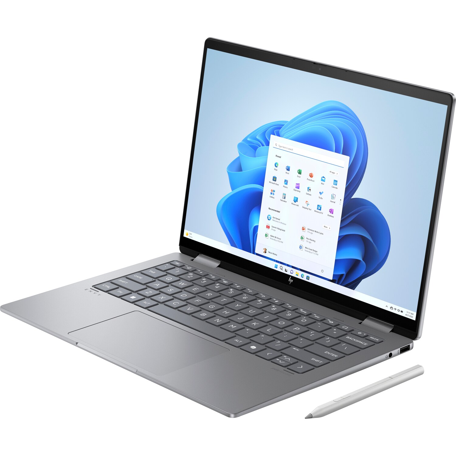 HP Envy x360/ 14-fa0001nc/ R5-8640HS/ 14"/ WUXGA/ T/ 16GB/ 512GB SSD/ AMD int/ W11P/ Gray/ 2R 