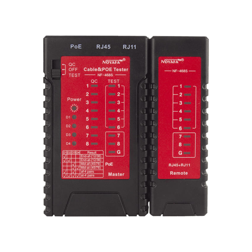 W-star Tester káblov UTP WSNF468S test POE 802.3at UTP/ STP RJ45 RJ11