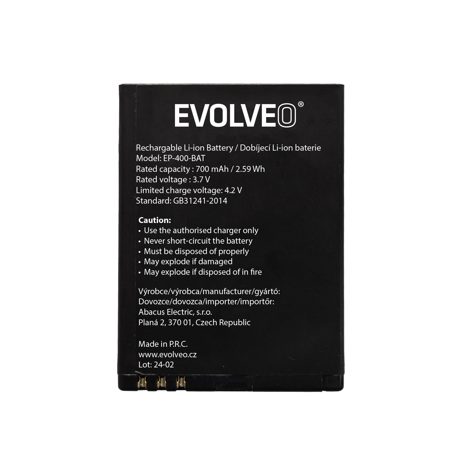 EVOLVEO originálna batéria 700 mAh pre EasyPhone ID