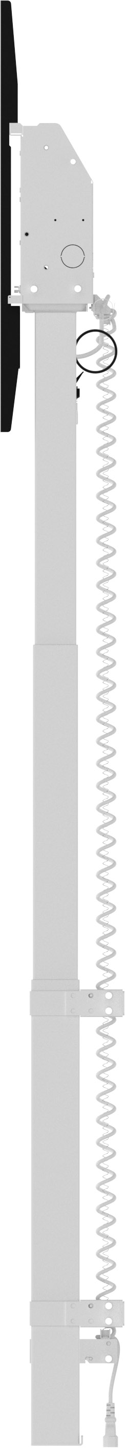 iiyama - elektrický dvojstĺpy 800x600, biely 