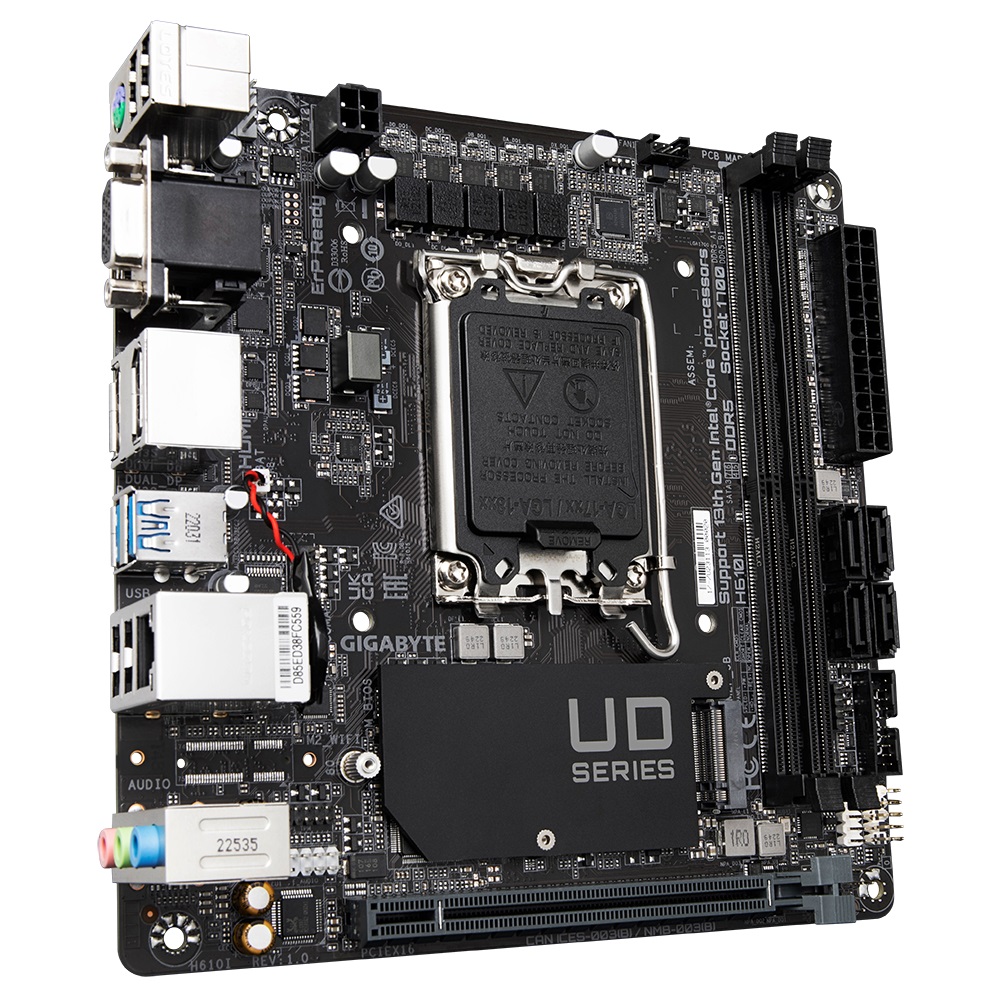 GIGABYTE H610I/ LGA 1700/ mITX 