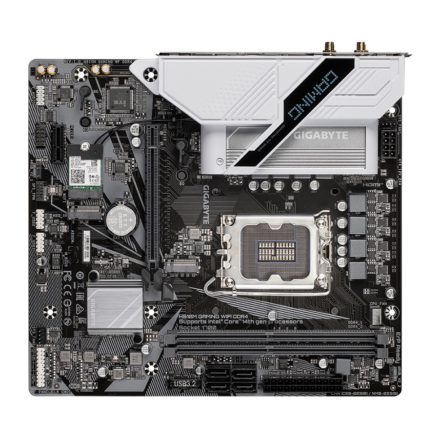 GIGABYTE H610 GAMING WIFI DDR4/ LGA 1700/ mATX 