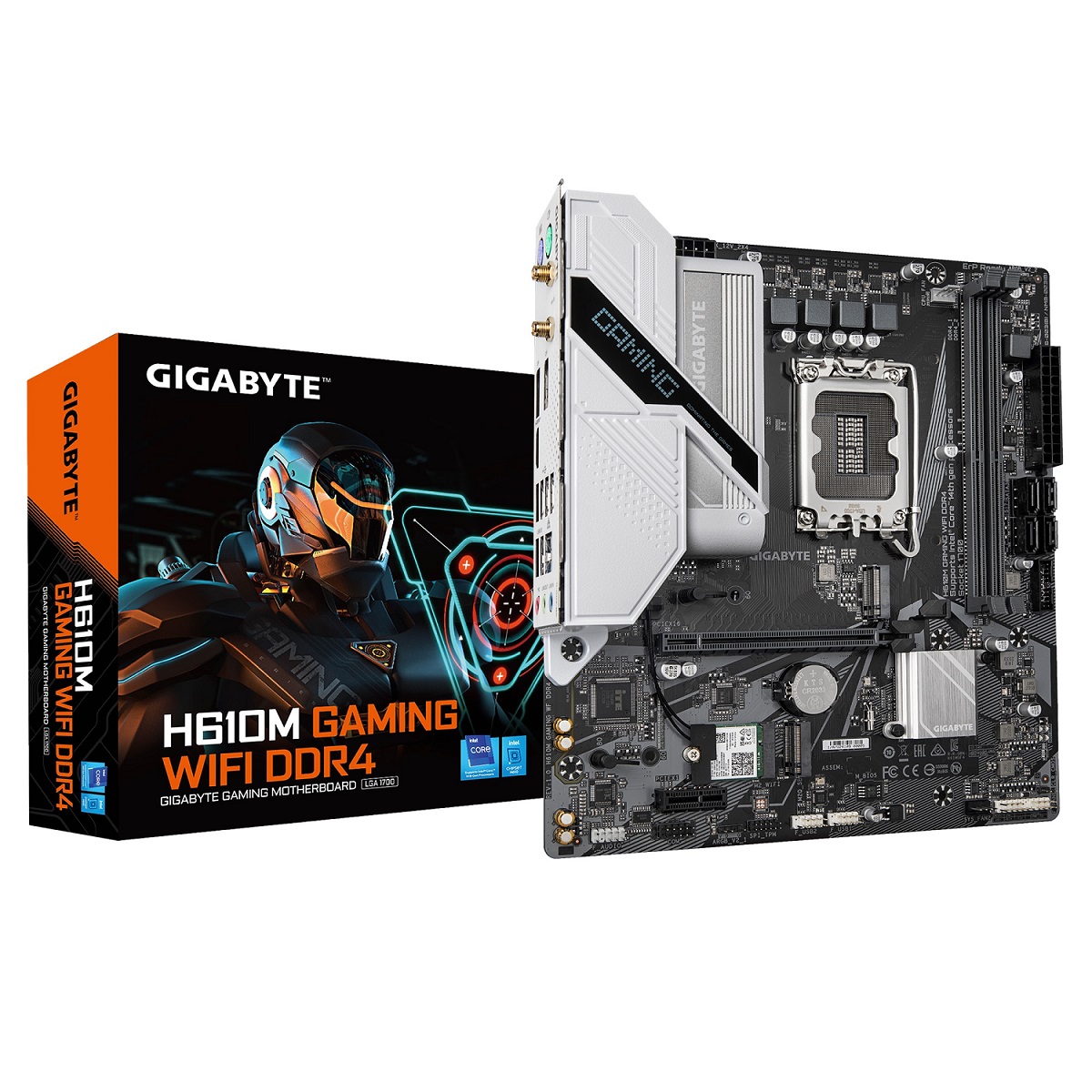 GIGABYTE H610 GAMING WIFI DDR4/ LGA 1700/ mATX 