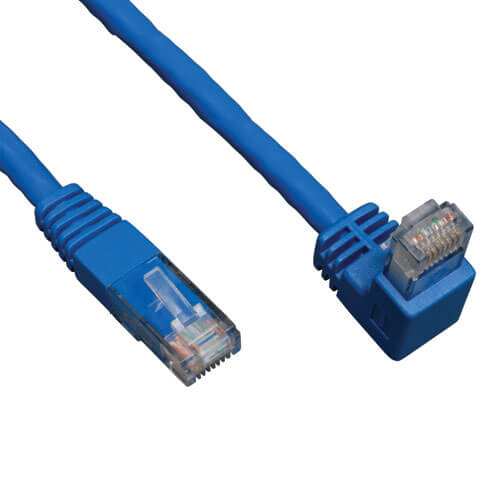 Ethernetový kábel Cat6 Gigabit Molded (UTP) (RJ45 dole Samec / rovno Samec), modrá, 3.05m