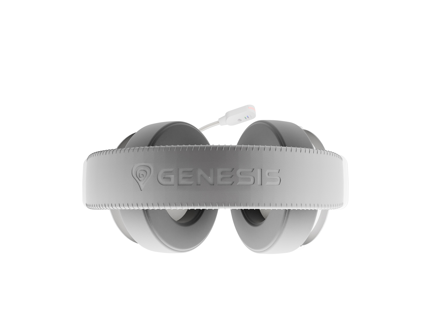 Herné slúchadlá s mikrofónom Genesis NEON 764/ 7.1/ USB/ Drôt/ Stand/ Biela 