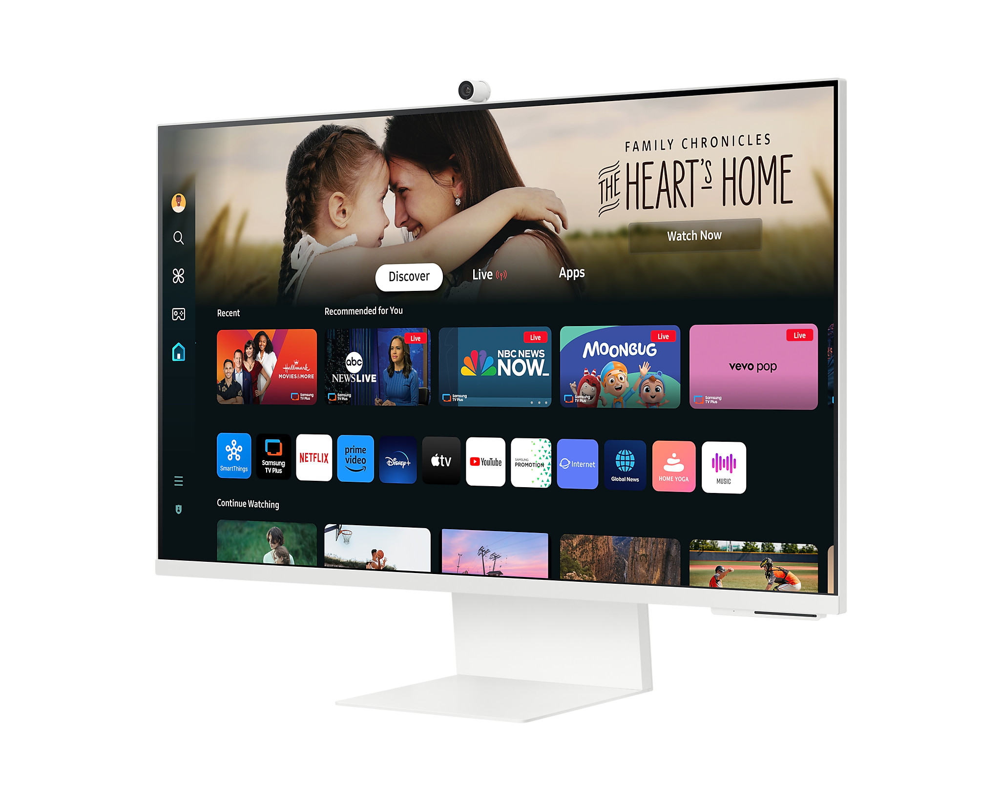 Samsung Smart Monitor/ M80D/ 32"/ VA/ 4K UHD/ 60Hz/ 4ms/ White/ 2R 