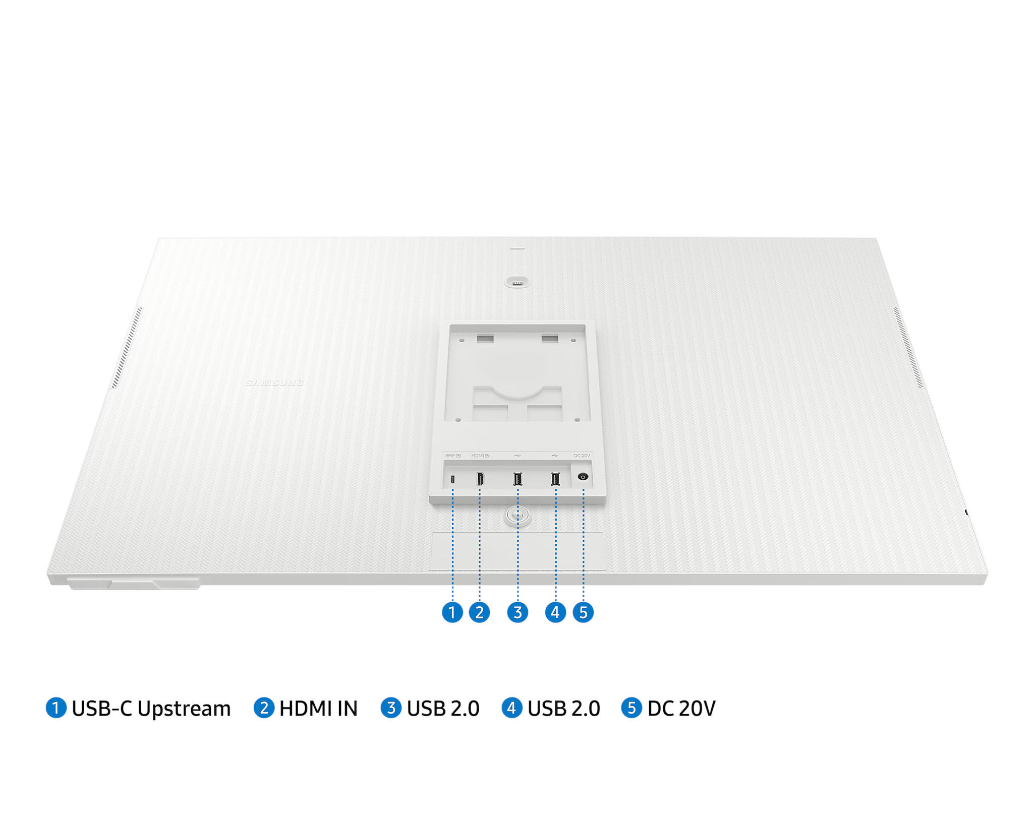 Samsung Smart Monitor/ M80D/ 32"/ VA/ 4K UHD/ 60Hz/ 4ms/ White/ 2R 