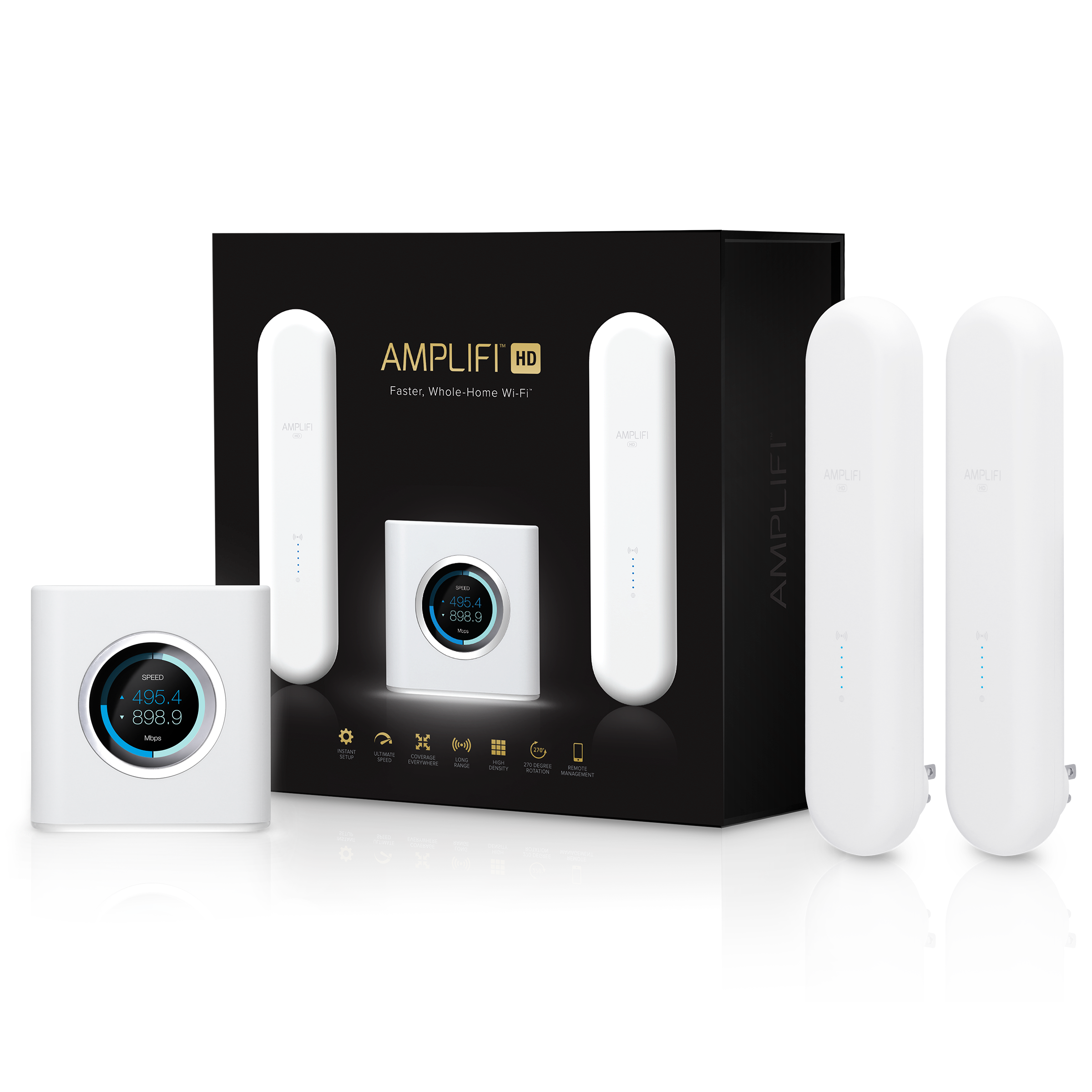 Ubiquiti AmpliFi AFi-HD, Router + 2x Mesh Point 