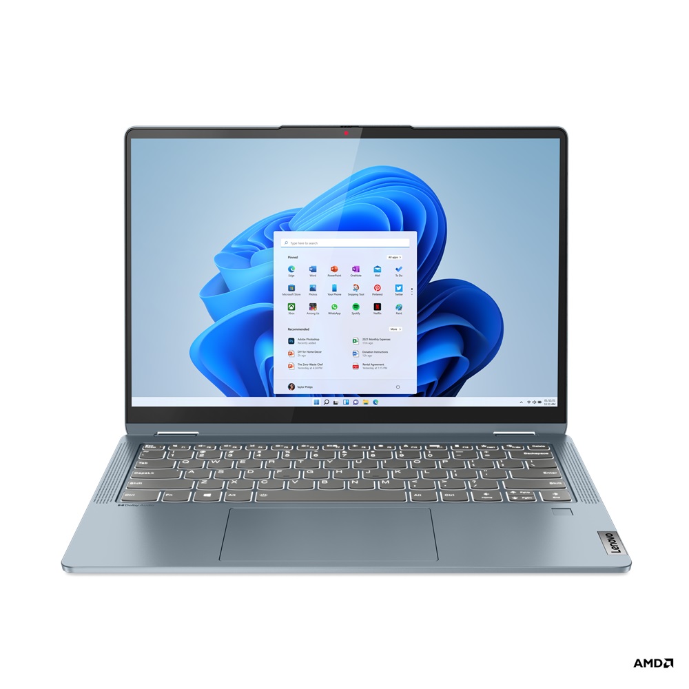 Lenovo IP Flex 5 14ALC7, Ryzen 5 5500U, 14.0˝ 1920x1200 WUXGA/Touch, UMA, 16GB, SSD 512GB, W11H, modrý, 2y CI